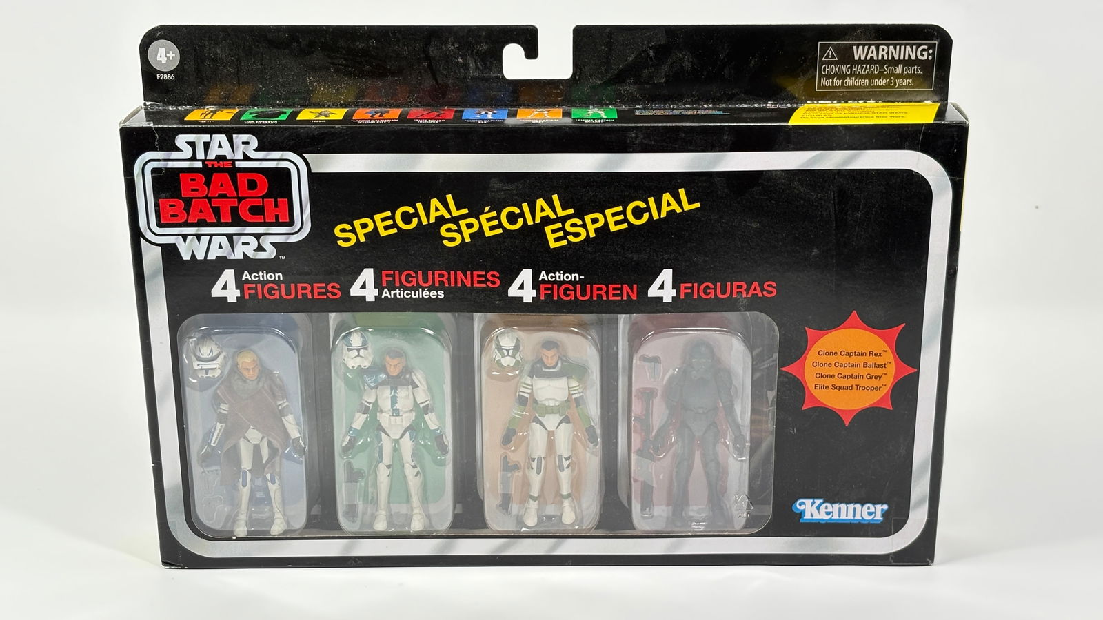 STAR WARS THE BAD BATCH RETRO 4-PACK NIB: REMAINS NEW IN FACTORY SEALED BOX