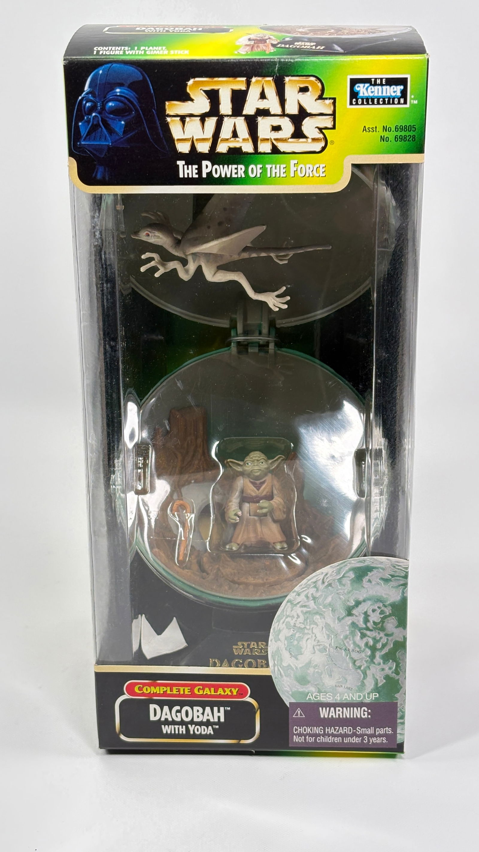 STAR WARS POTF DAGOBAH W/ YODA NISB: REMAINS NEW IN FACTORY SEALED BOX