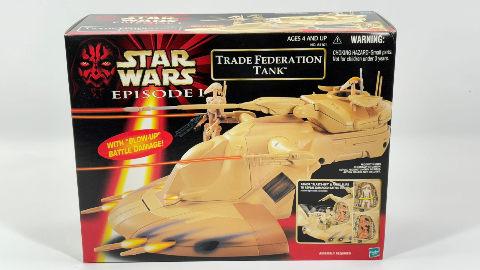 STAR WARS EPISODE I TRADE FEDERATION TANK NISB: REMAINS NEW IN FACTORY SEALED BOX