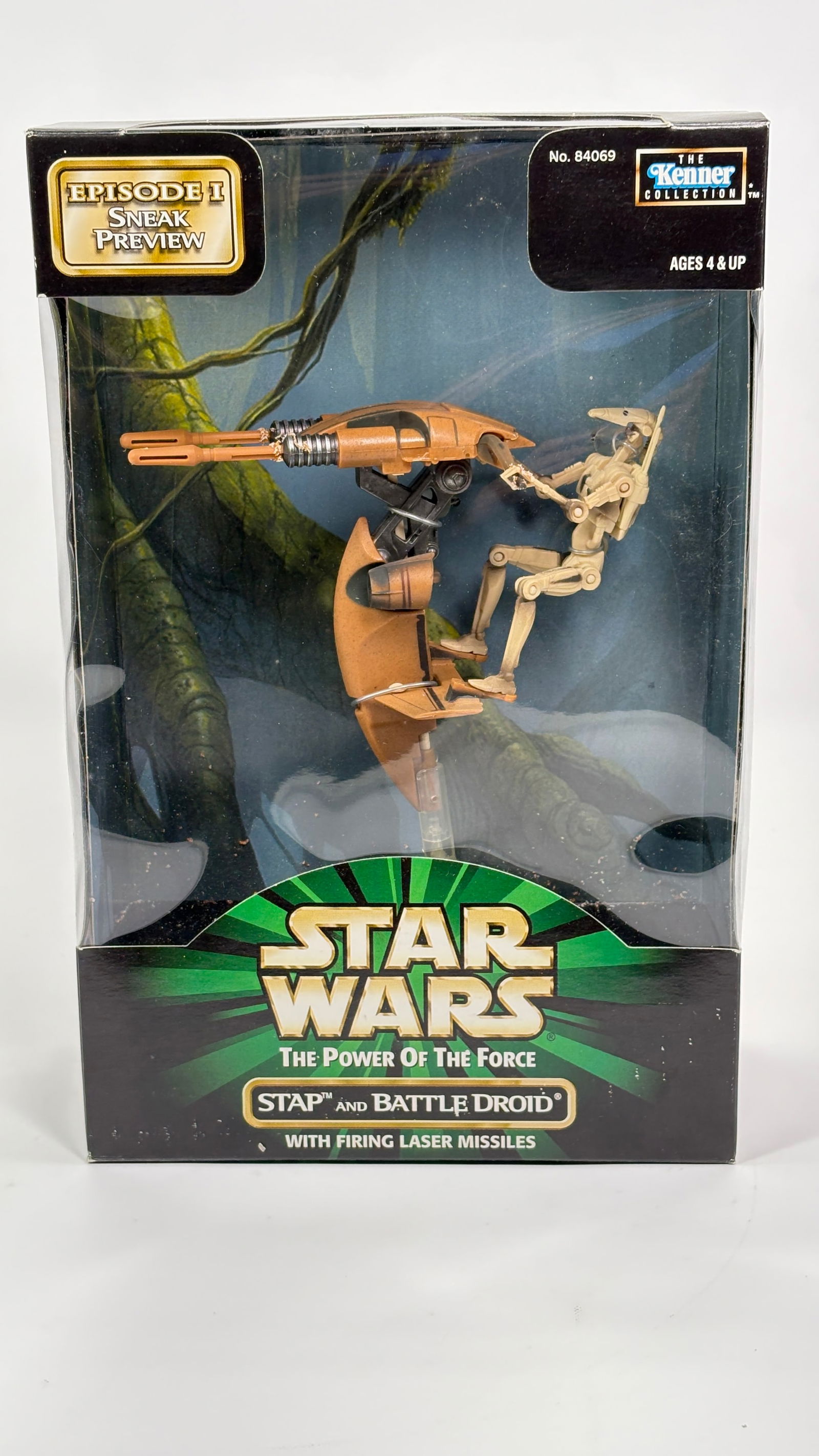STAR WARS POTF EPISODE I STAP & BATTLE DROID NISB: REMAINS NEW IN FACTORY SEALED BOX
