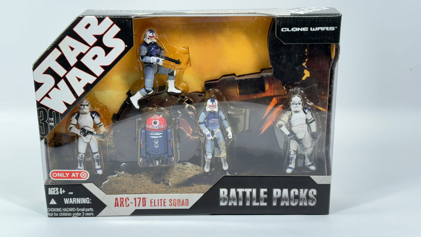 STAR WARS CLONE WARS BATTLE PACKS ARC-170 ELITE SQUAD (1 of 4)