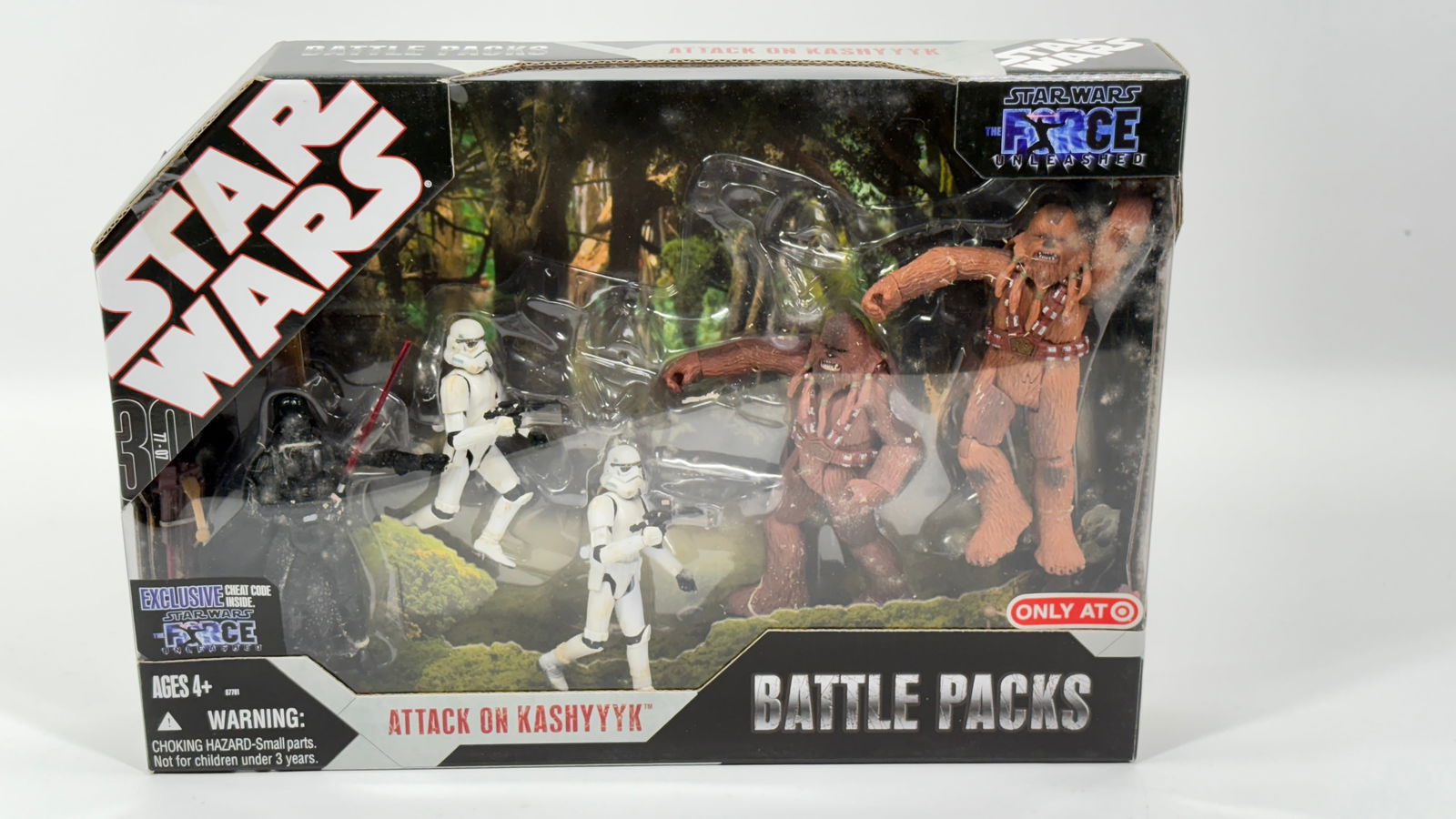 STAR WARS TARGET BATTLE PACKS ATTACK ON KASHYYYK NIB: REMAINS NEW IN FACTORY SEALED BOX