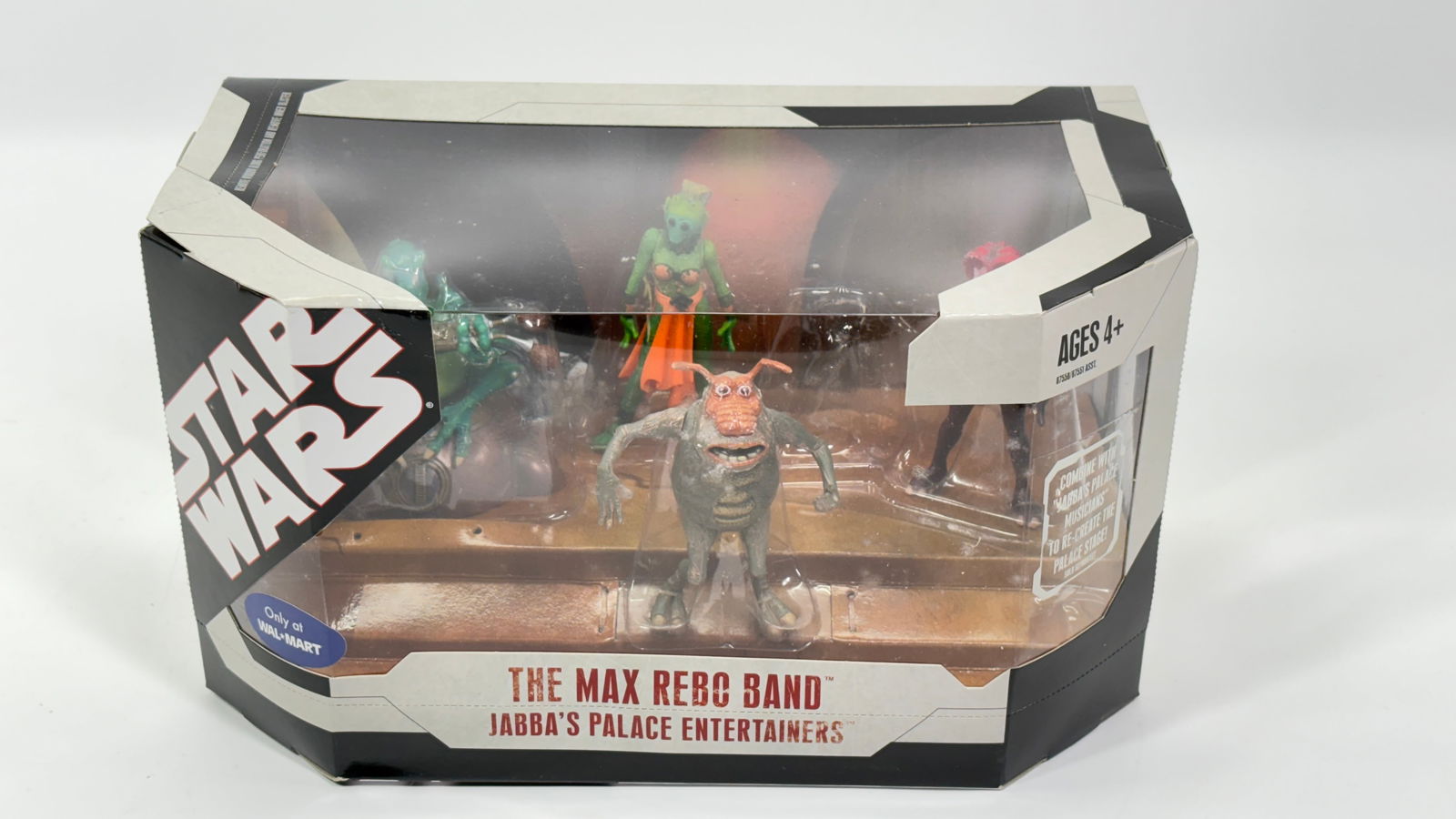 WALMART STAR WARS THE MAX REBO BAND NISB: REMAINS NEW IN FACTORY SEALED BOX