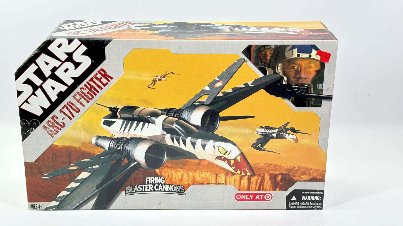 TARGET STAR WARS ARC-170 FIGHTER NISB: REMAINS NEW IN FACTORY SEALED BOX