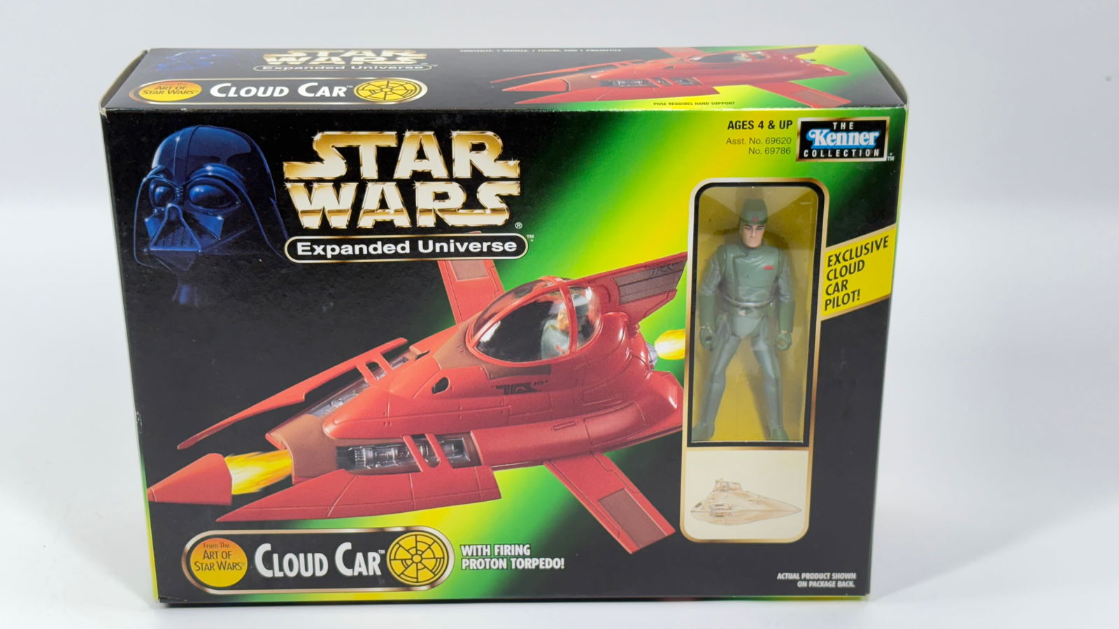 STAR WARS EXPANDED UNIVERSE CLOUD CAR W/ PILOT NISB (1 of 3)