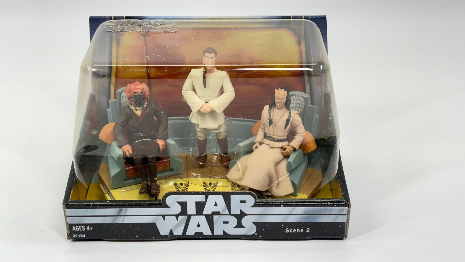 STAR WARS THE PHANTOM MENACE SCENE 2 NIB: REMAINS NEW IN FACTORY SEALED BOX
