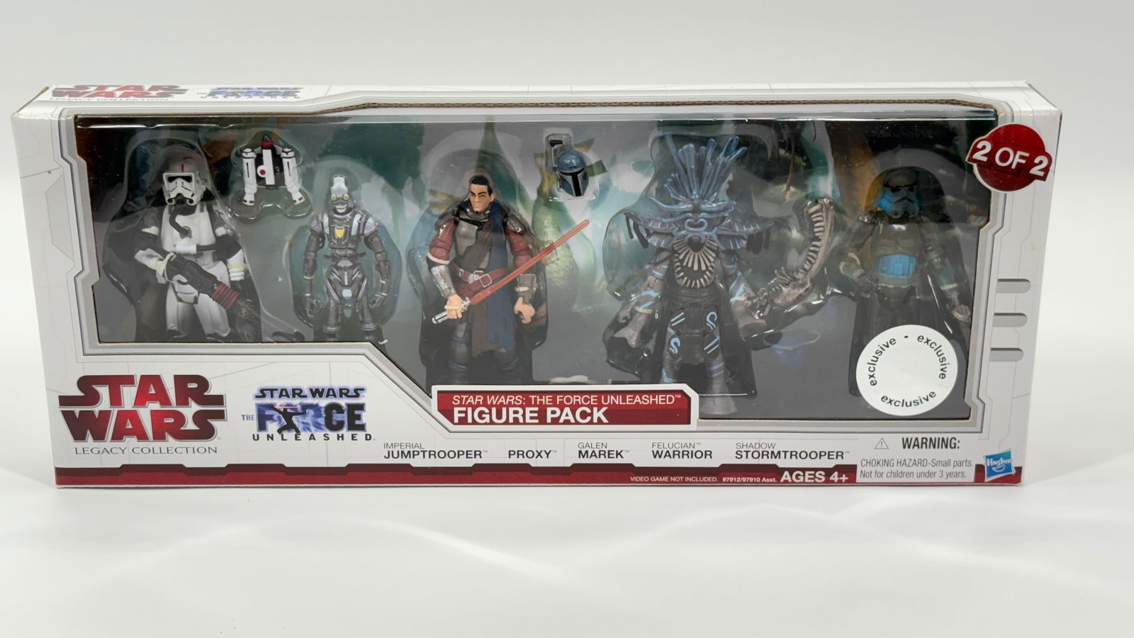 STAR WARS LEGACY THE FORCE UNLEASHED FIGURE PACK NISB (1 of 4)