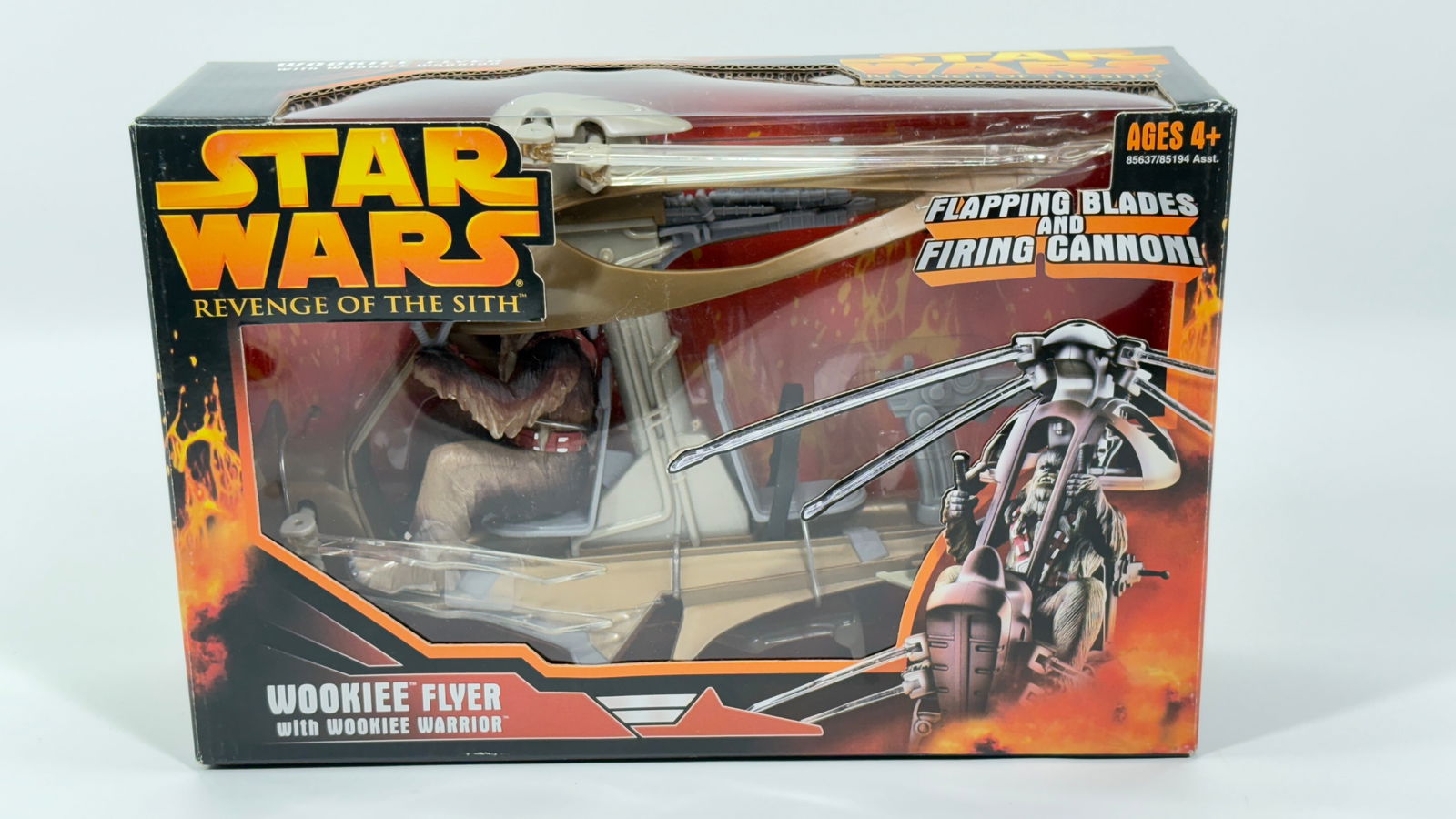 STAR WARS REVENGE SITH WOOKIEE FLYER W/ WARRIOR NISB (1 of 3)