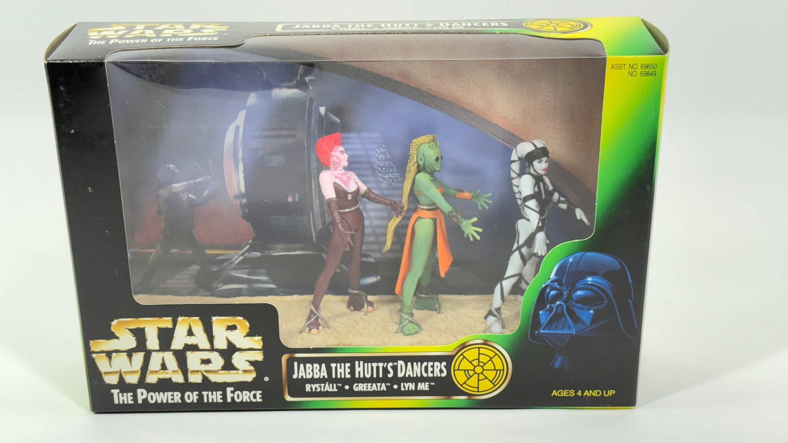 STAR WARS POTF JABBA THE HUTT'S DANCERS NISB: REMAINS NEW IN FACTORY SEALED BOX