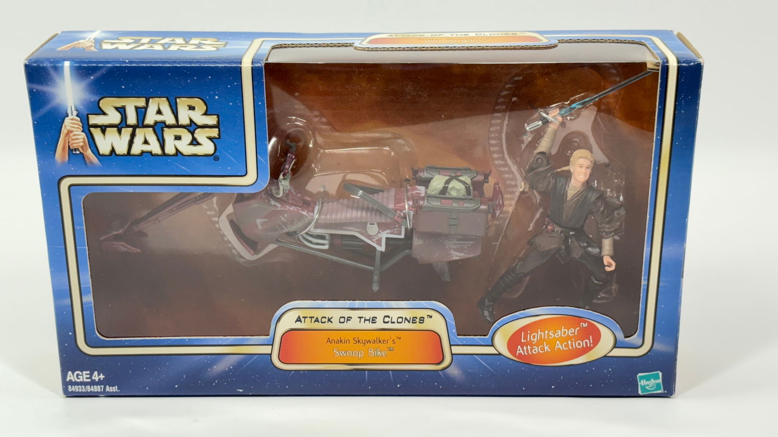 STAR WARS ATTACK OF CLONES ANAKIN SKYWALKER'S SWOOP BIKE: REMAINS NEW IN FACTORY SEALED BOX