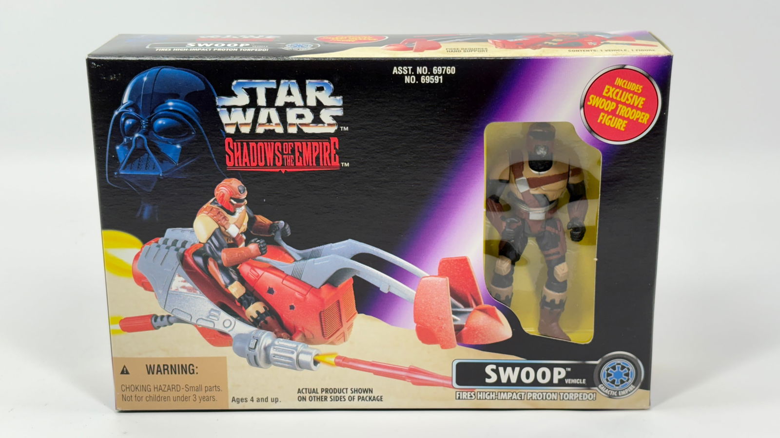 STAR WARS SHADOW EMPIRE SWOOP VEHICLES NISB: REMAINS NEW IN FACTORY SEALED BOX
