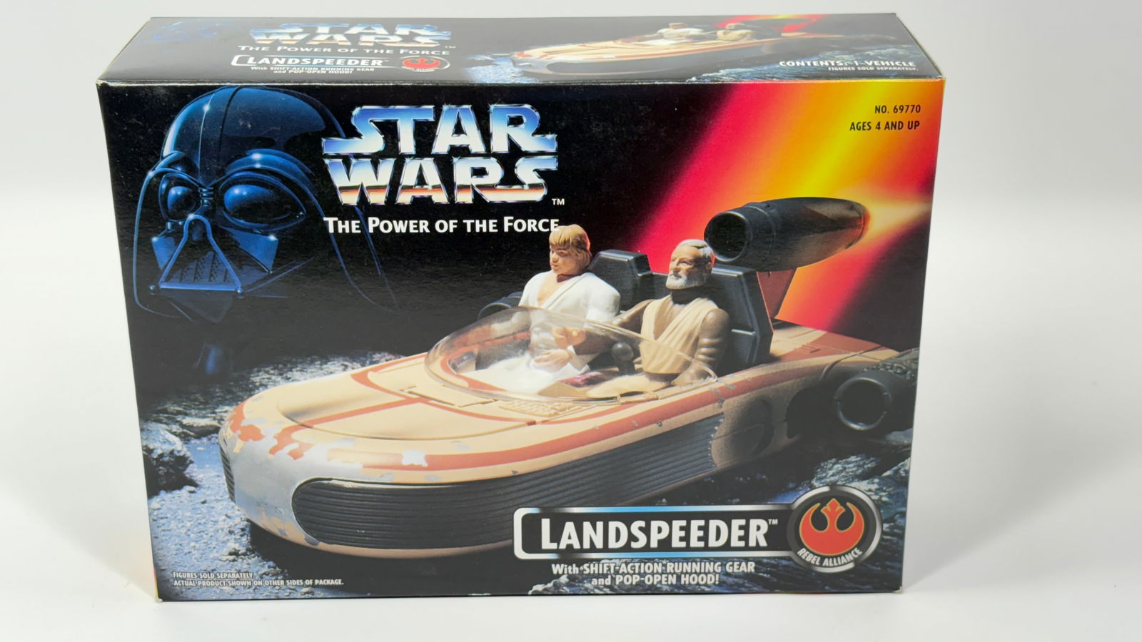 STAR WARS POTF LANDSPEEDER NISB: REMAINS NEW IN FACTORY SEALED BOX