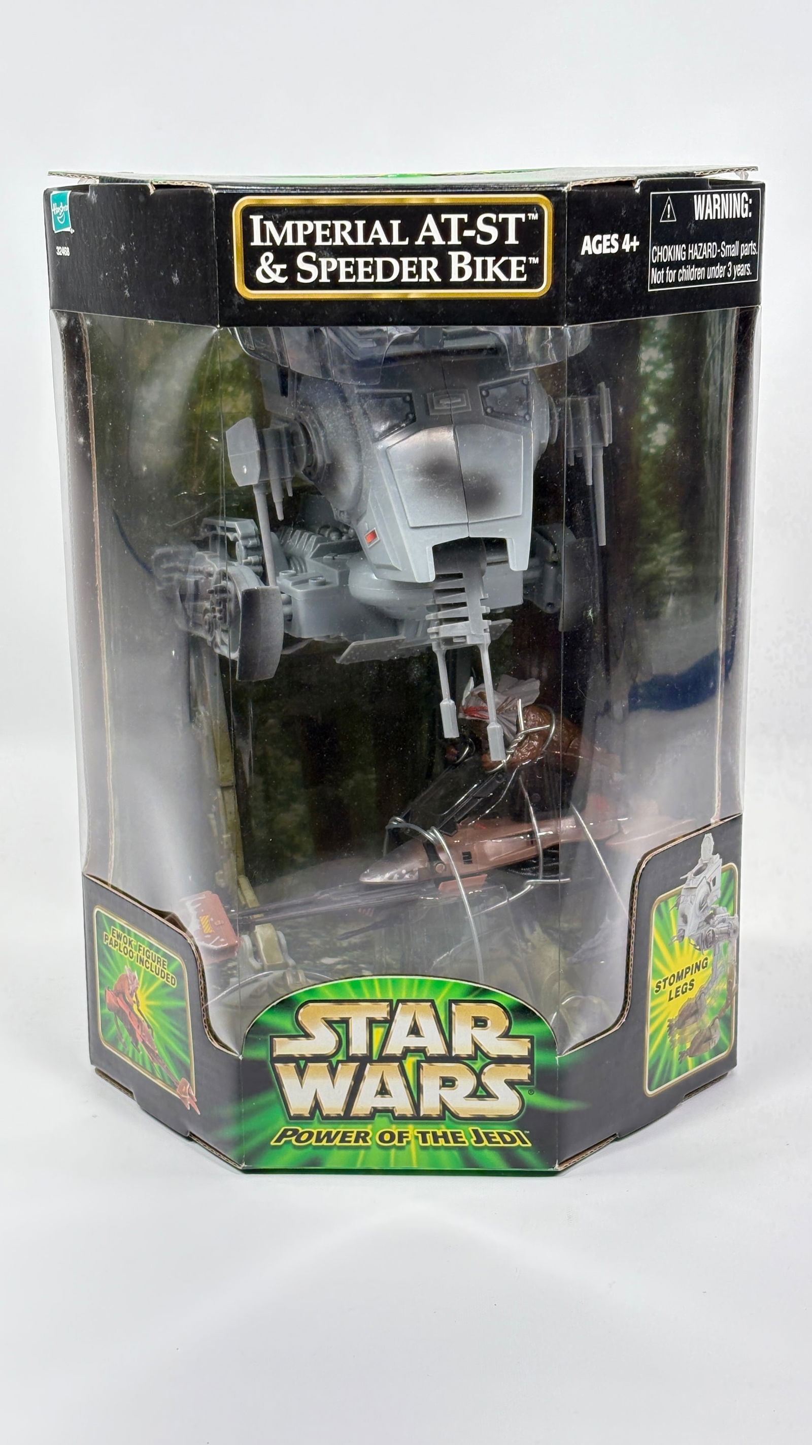 STAR WARS POTJ IMPERIAL AT-ST & SPEEDER BIKE NISB (1 of 4)
