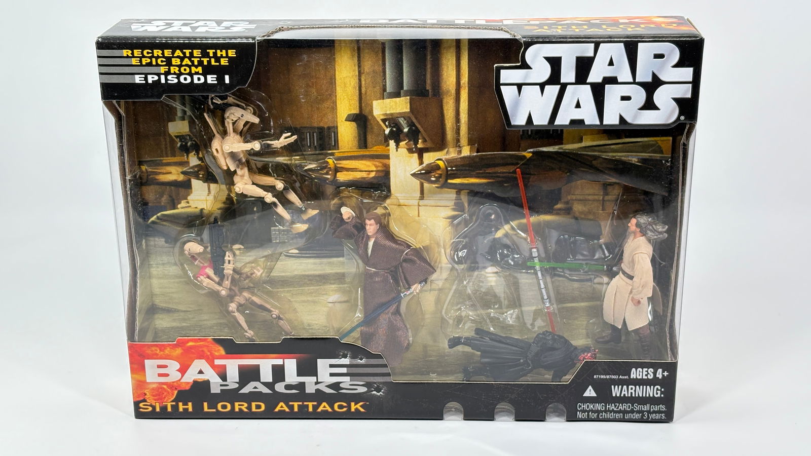STAR WARS BATTLE PACKS SITH LORD ATTACK NISB (1 of 4)