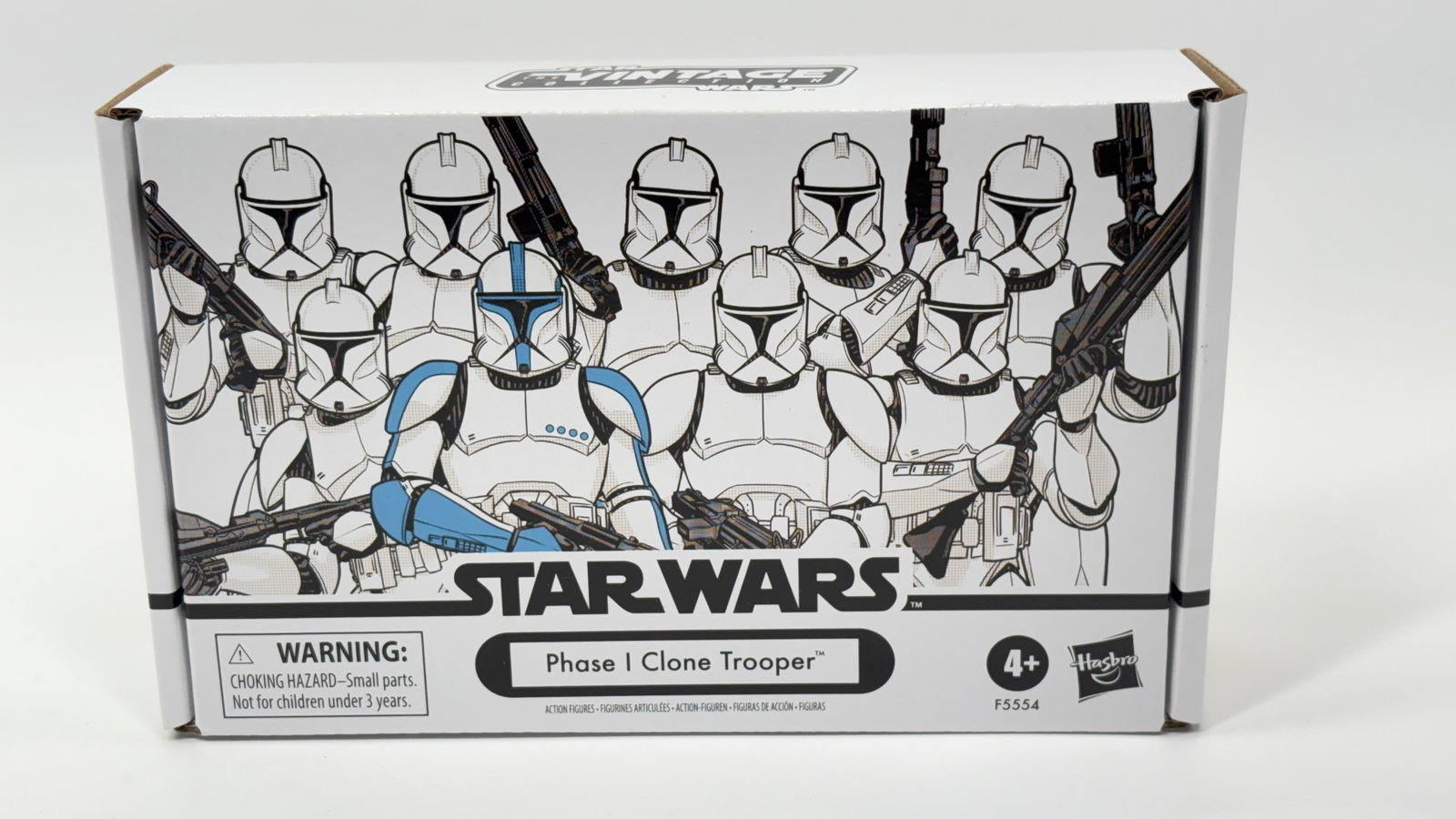 STAR WARS VINTAGE SERIES PHASE I CLONE TROOPER: REMAINS NEW IN FACTORY SEALED BOX