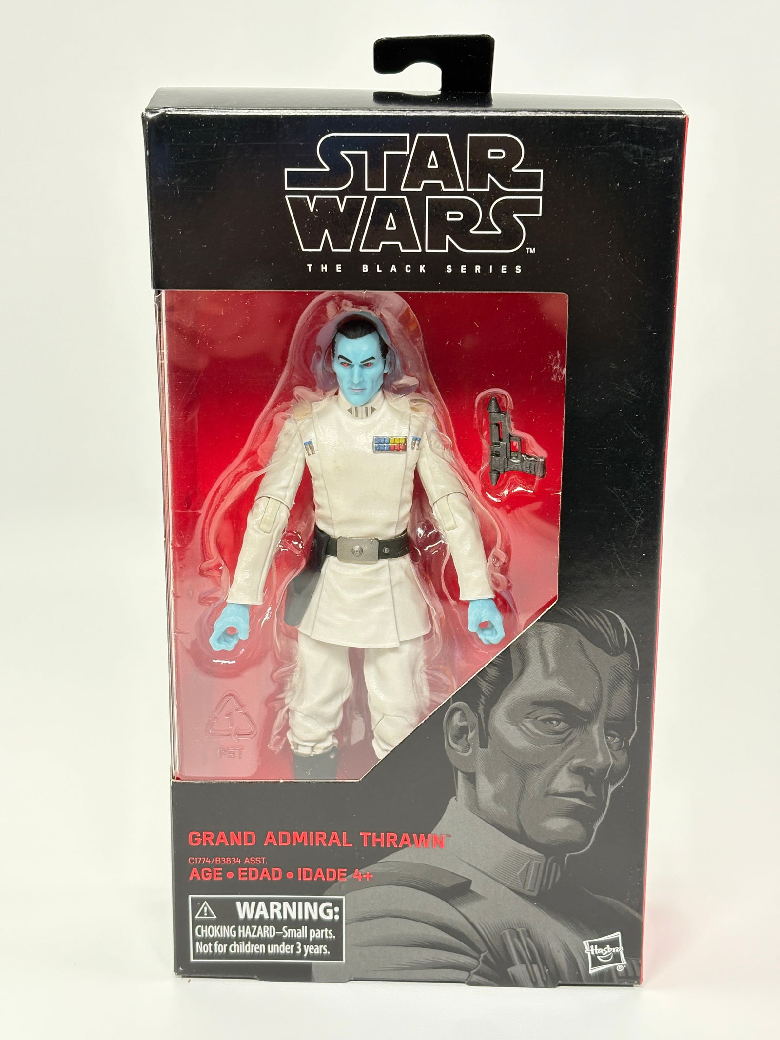STAR WARS BLACK SERIES GRAND ADMIRAL THRAWN NIB: REMAINS NEW IN FACTORY SEALED BOX