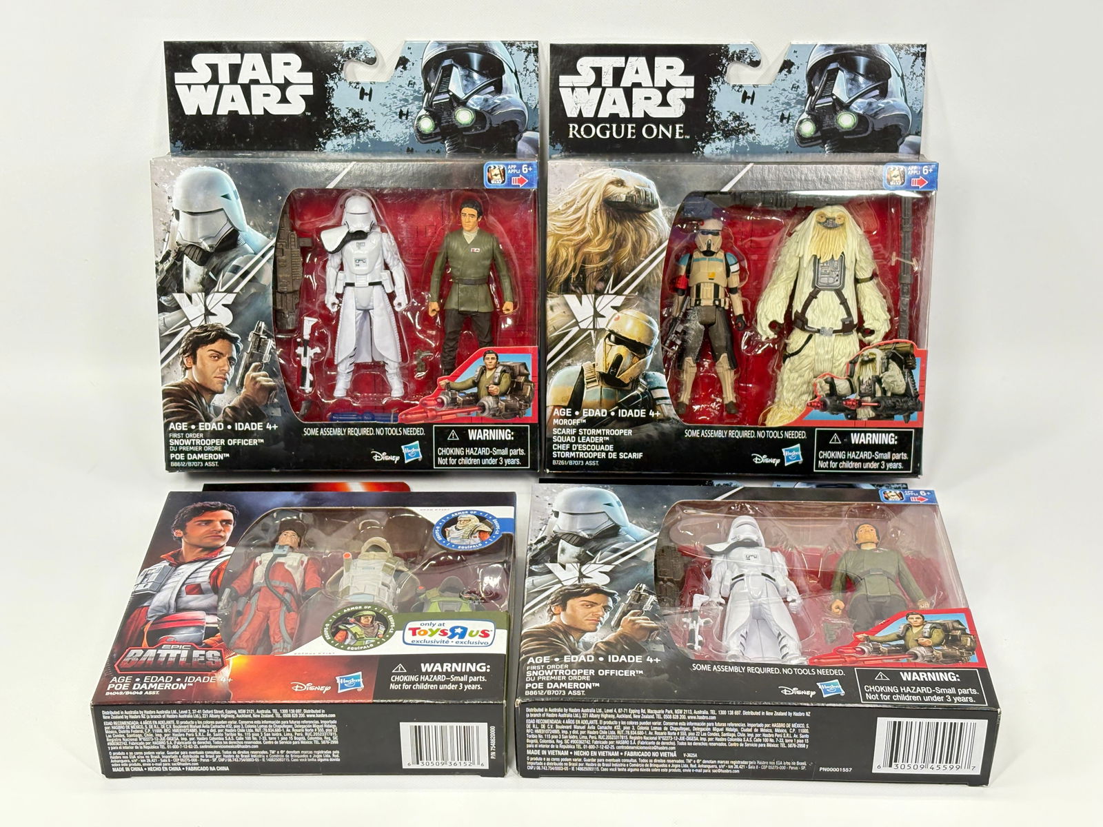 4) STAR WARS ACTION FIGURE SETS NIB (1 of 5)