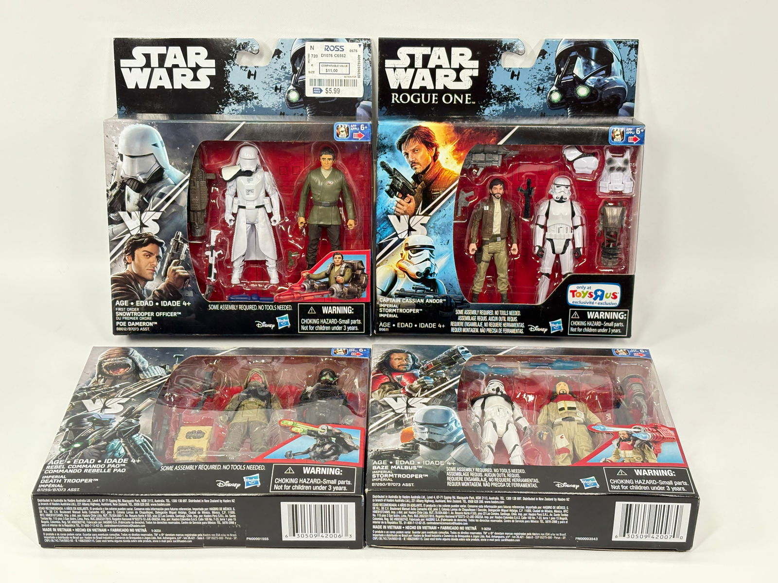 4) STAR WARS ACTION FIGURE SETS NIB (1 of 5)