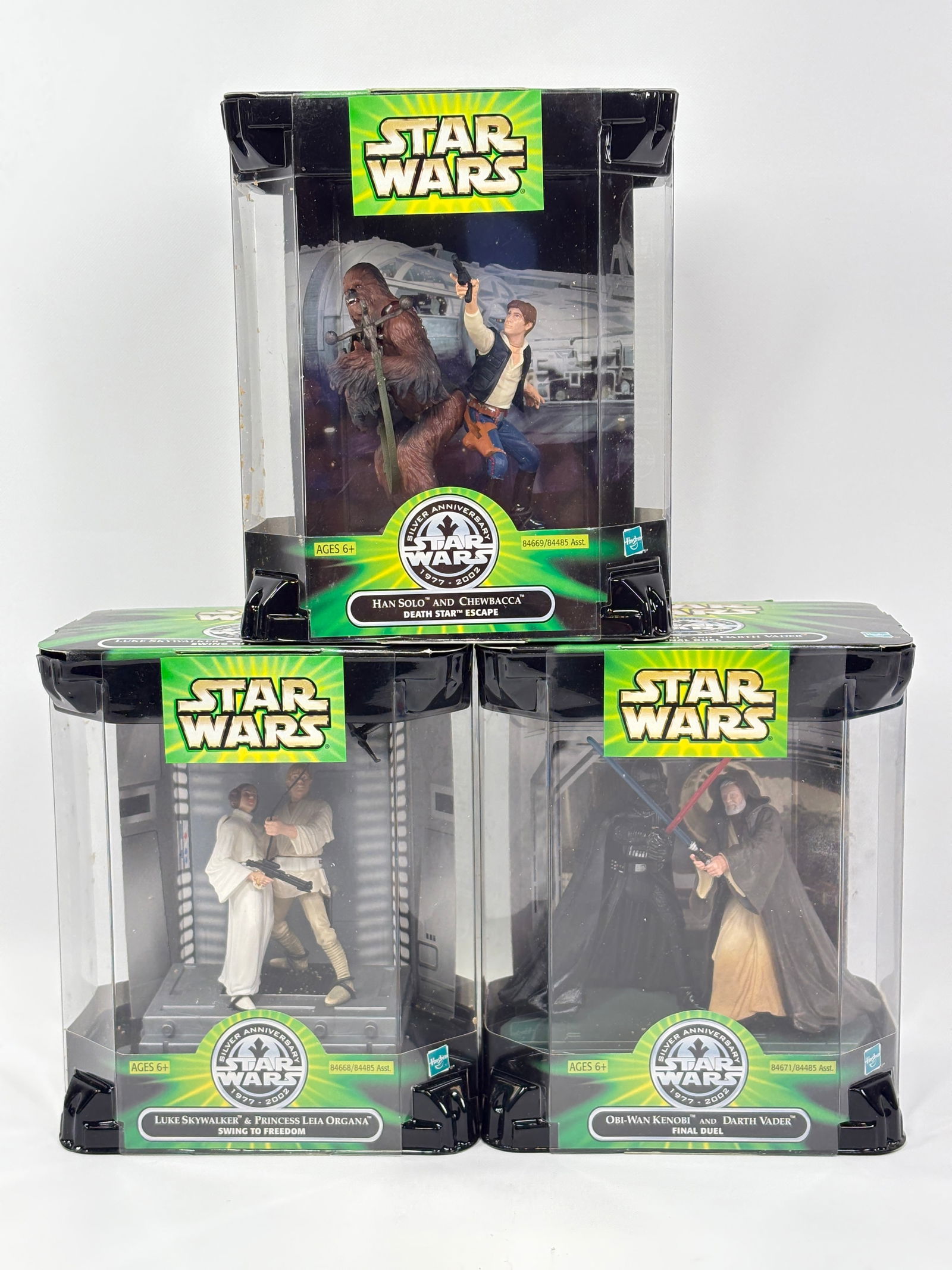 3) STAR WARS SILVER ANNIVERSARY FIGURE SETS NIB (1 of 4)