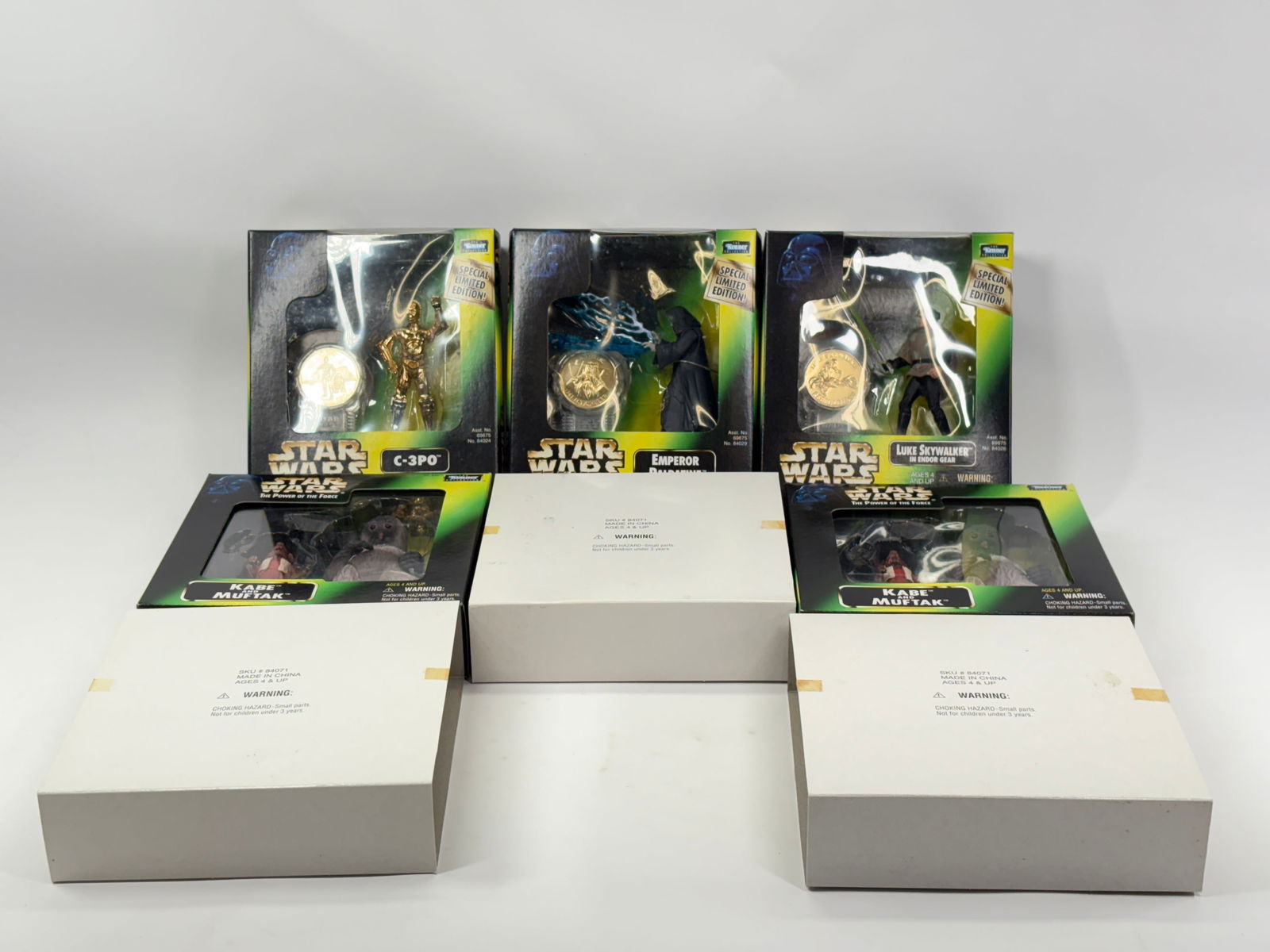 5) SPECIAL EDITION STAR WARS POTF FIGURES NIB (1 of 5)