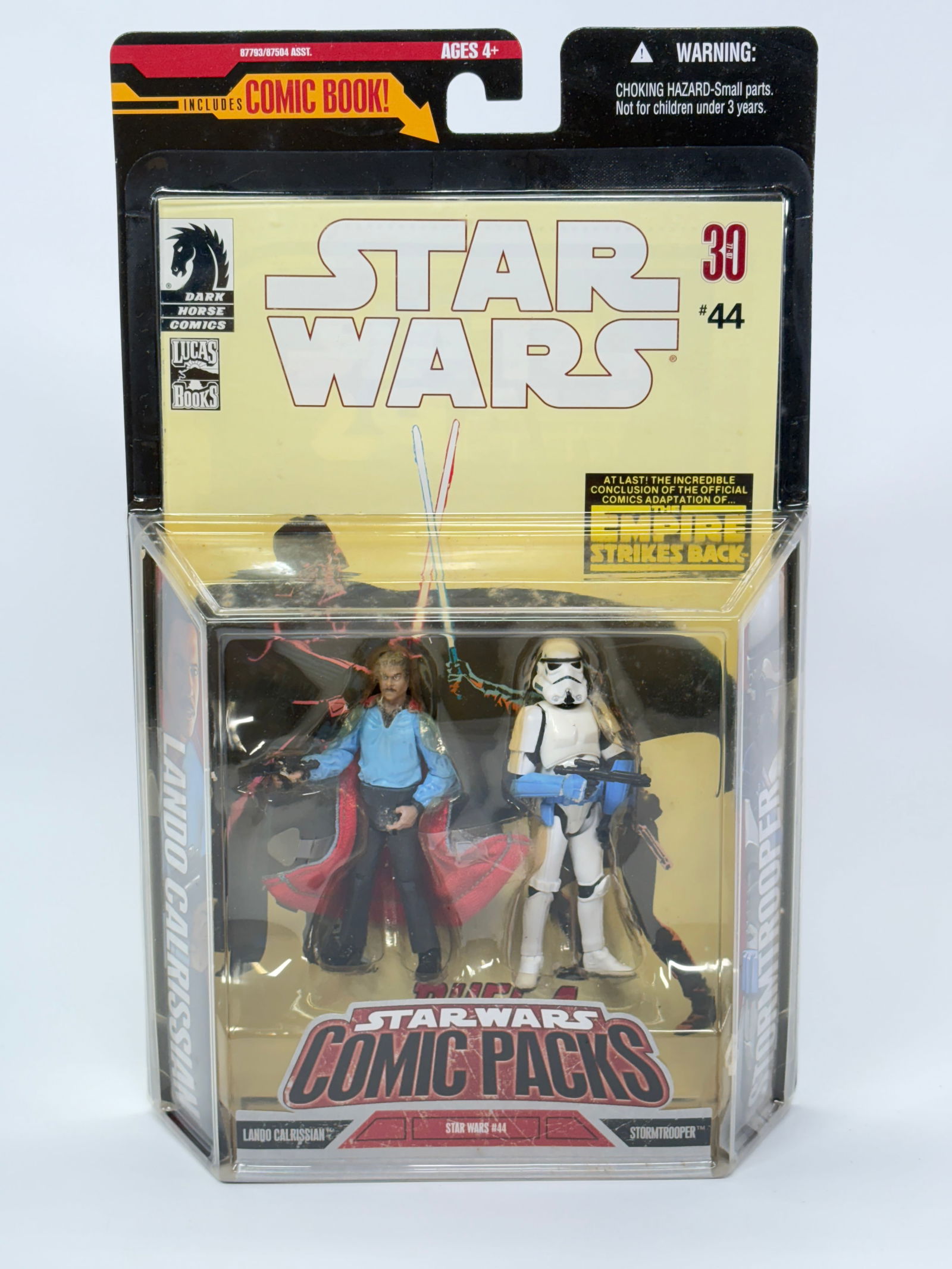 DARK HORSE STAR WARS COMIC PACKS CALRISSIAN & STORMTROOPER: ALL REMAIN NEW IN PACKAGE.