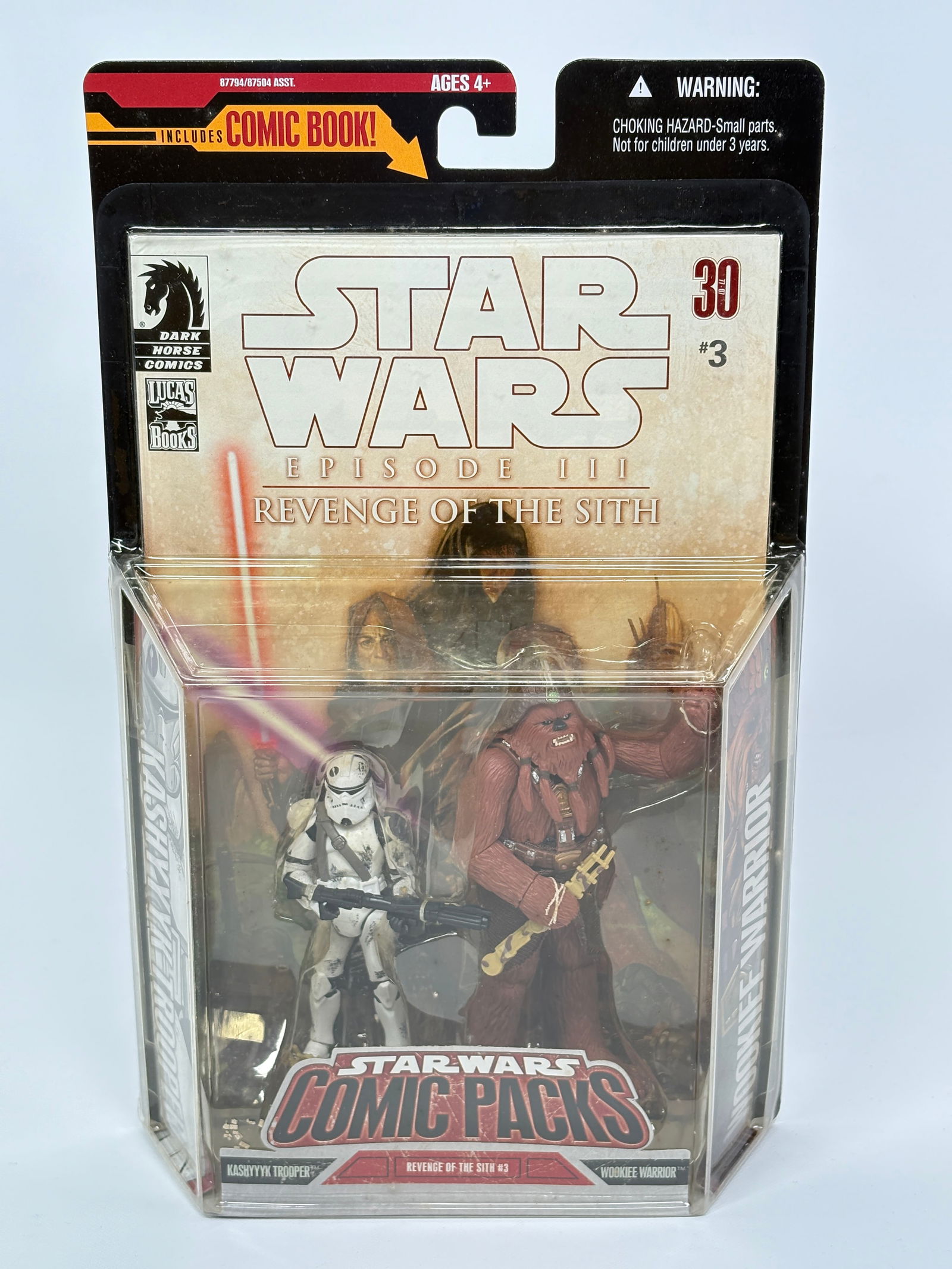 DARK HORSE STAR WARS COMIC PACKS TROOPER & WARRIOR: ALL REMAIN NEW IN PACKAGE.