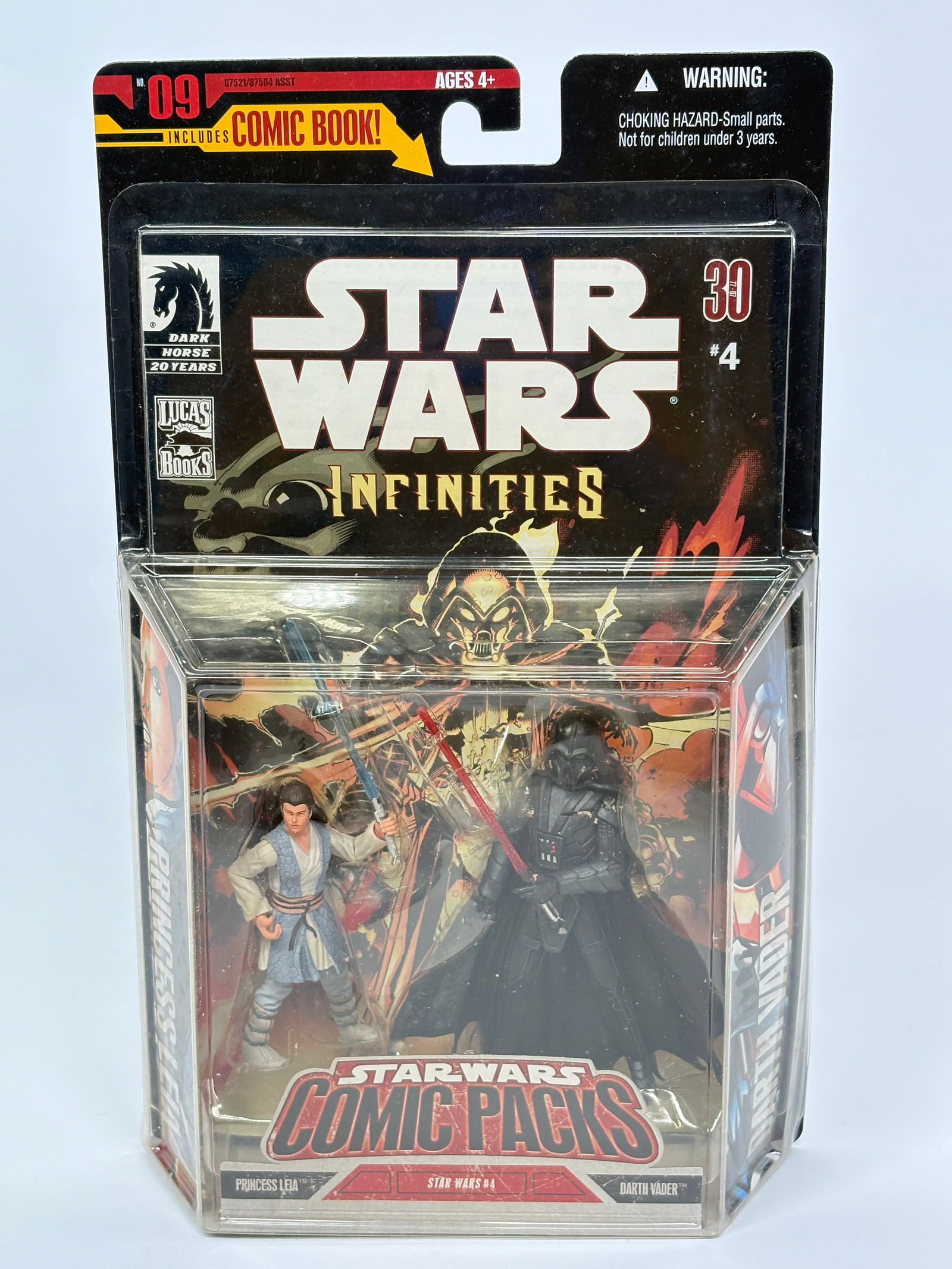 DARK HORSE STAR WARS COMIC PACKS LEIA & VADER: ALL REMAIN NEW IN PACKAGE.