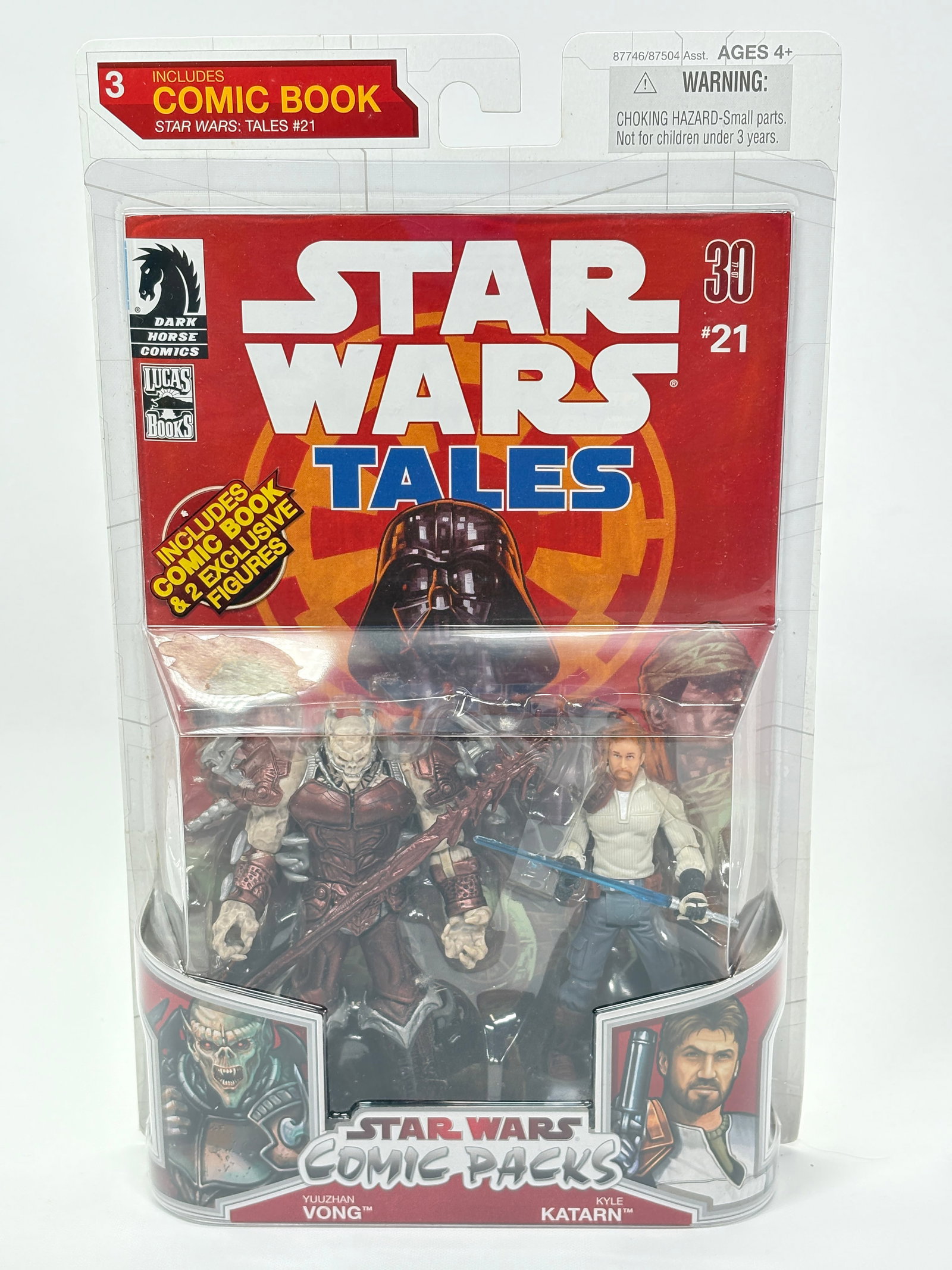 DARK HORSE STAR WARS COMIC PACKS VONG & KATARN NIP: ALL REMAIN NEW IN PACKAGE.