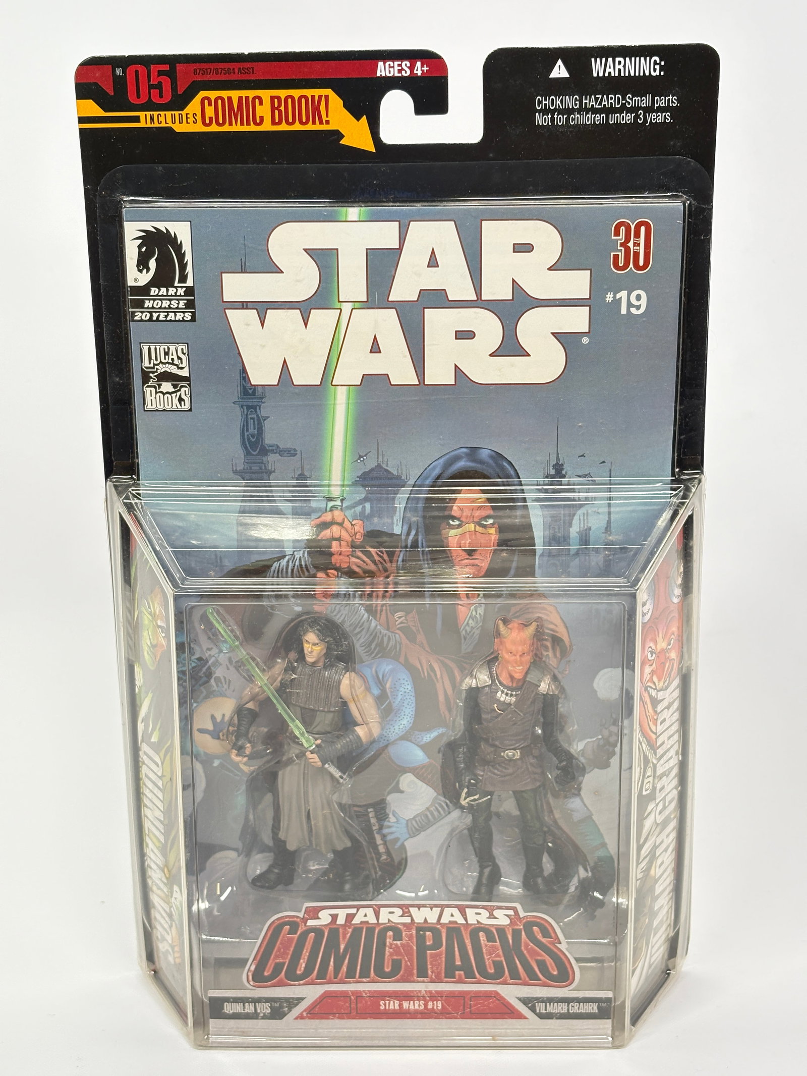 DARK HORSE STAR WARS COMIC PACKS VOS & GRAHRK: ALL REMAIN NEW IN PACKAGE.
