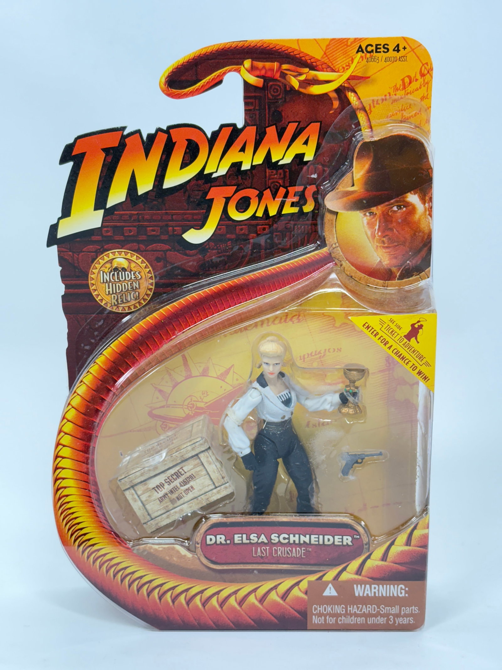 INDIANA JONES DR. ELSA SCHNEIDER NIP: REMAINS NEW IN PACKAGE.