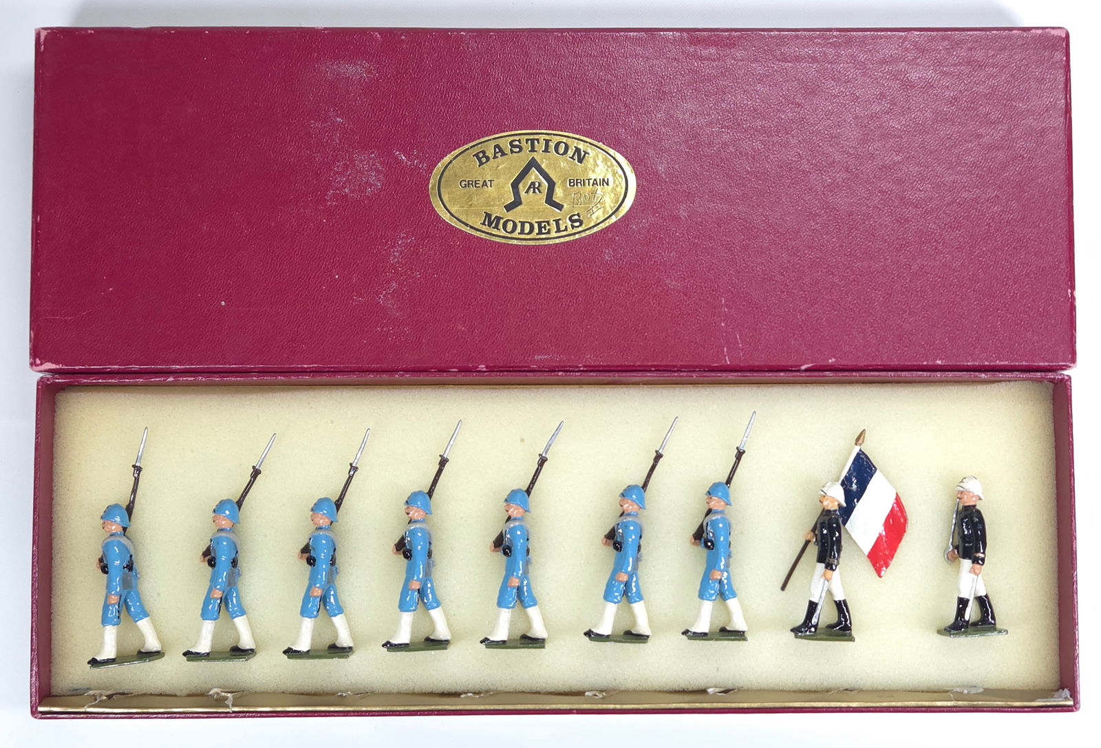 BASTION MODELS FRENCH MARINES, 1900 MARCHING (1 of 4)