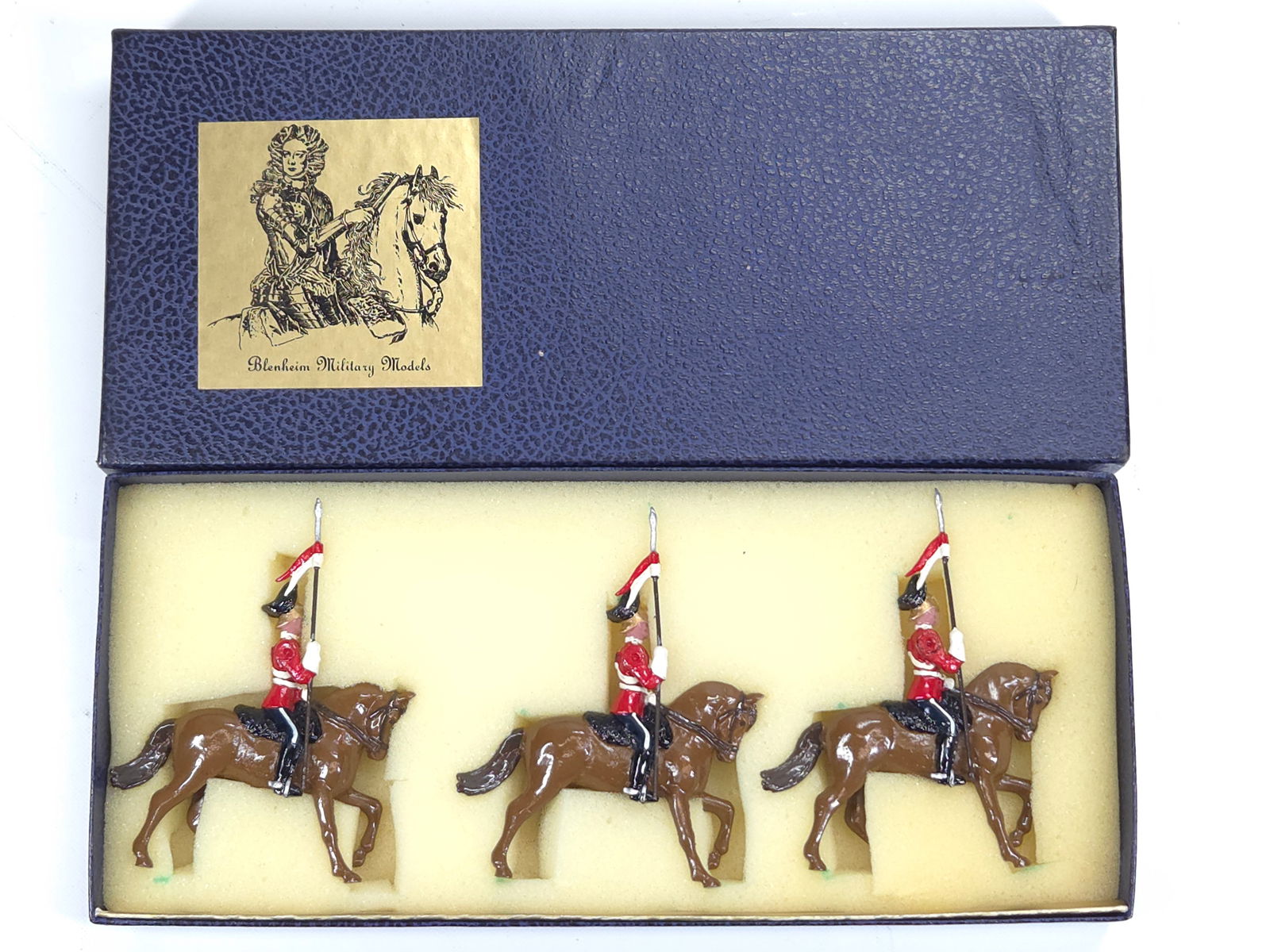 BLENHEIM MILITARY MODELS MOUNTED SOLDIER SET (1 of 4)