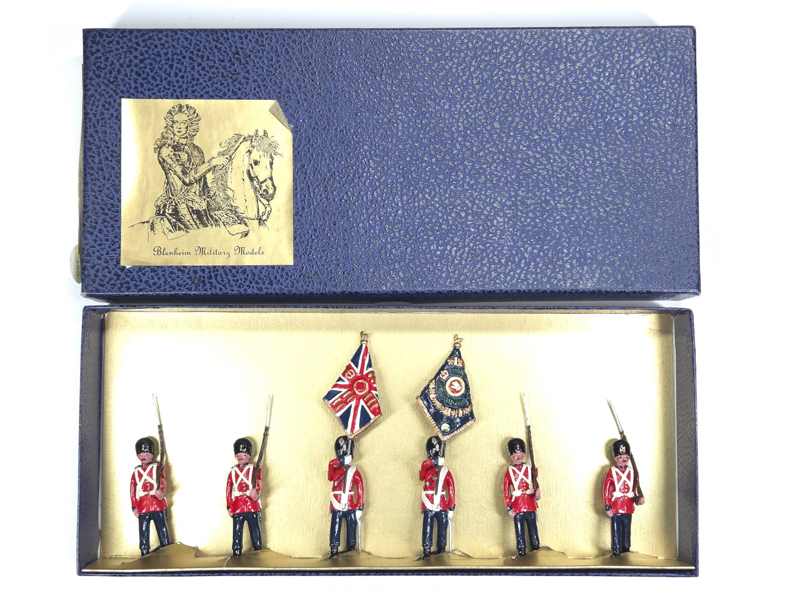 BLENHEIM MODELS ROYAL WELSH FUSILIERS COLOURS 1890: REMAINS IN VERY GOOD CONDITION WITH BOX.
