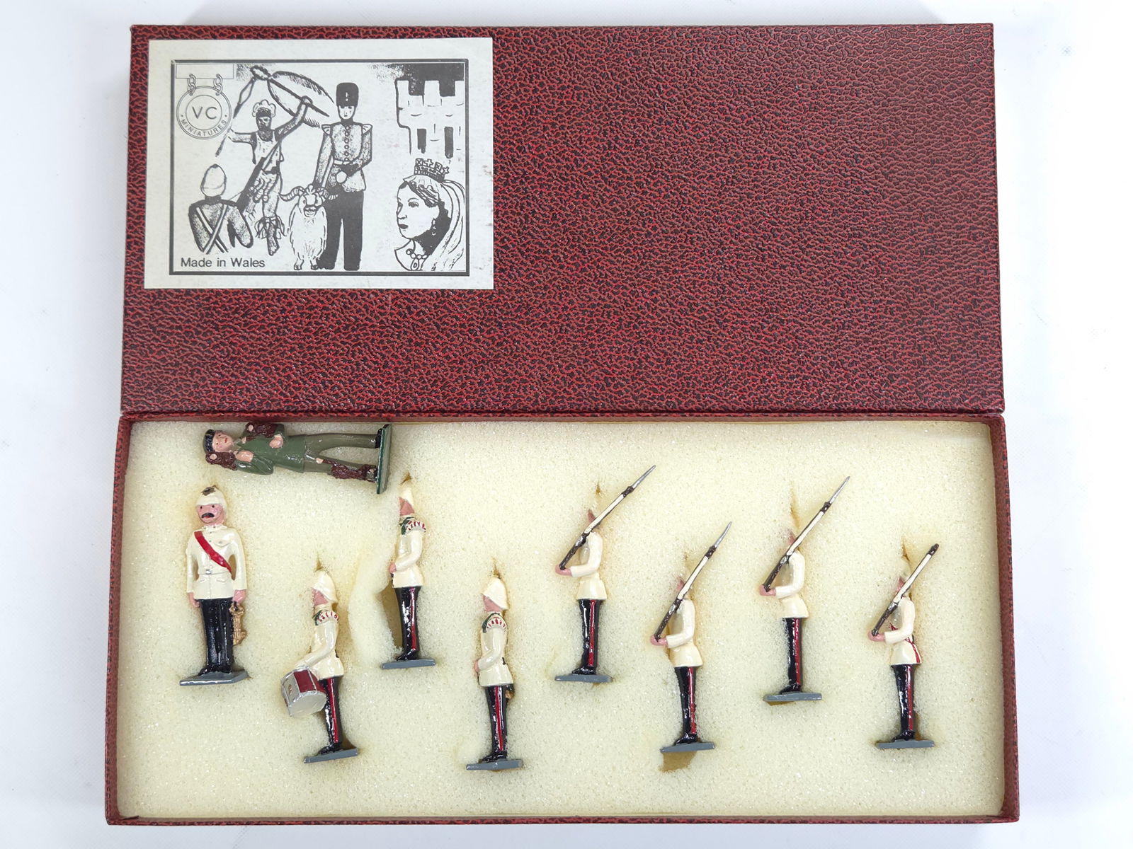 VC MINIATURES GIBRALTAR REGIMENT 1939-1989: REMAINS IN VERY GOOD CONDITION WITH BOX.