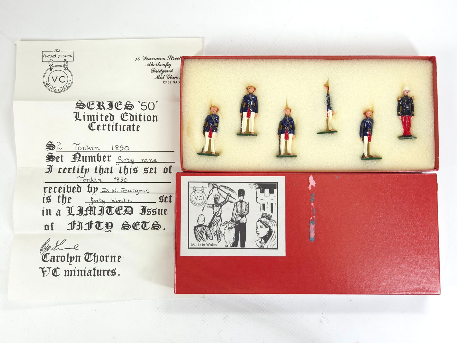 VC MINIATURES TONKIN 1890 SET (1 of 5)