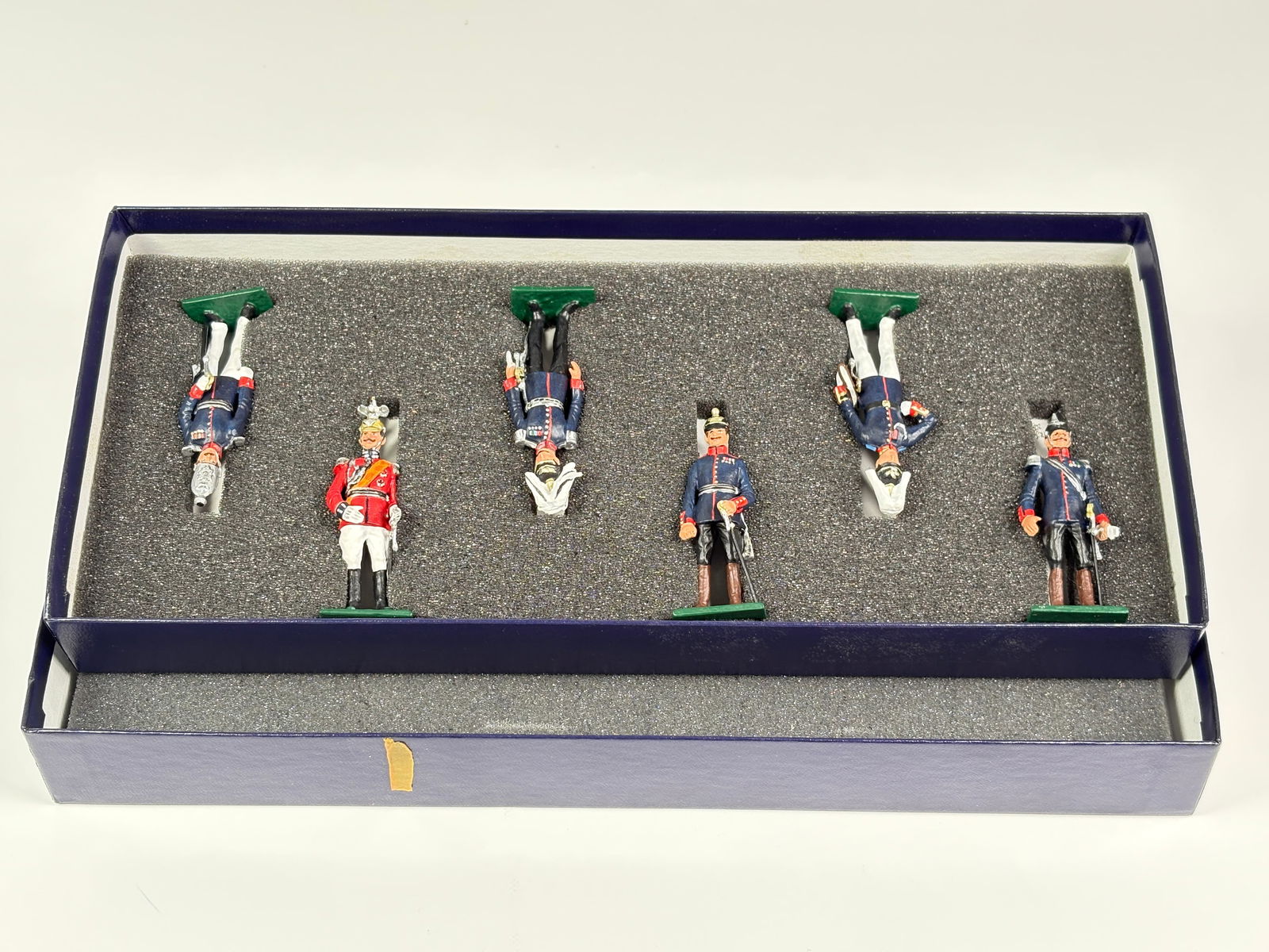 MARLBOROUGH 6-PIECE SOLDIER SET: REMAINS IN VERY GOOD CONDITION WITH BOX.
