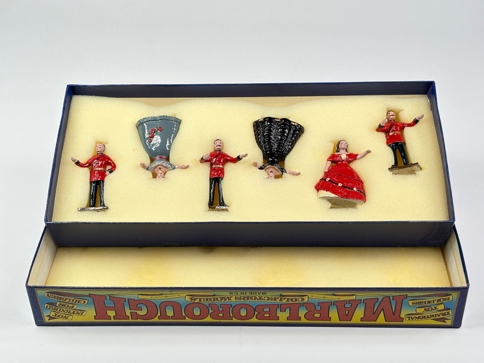 MARLBOROUGH M18A VICTORIAN MILITARY BALL: REMAINS IN VERY GOOD CONDITION WITH BOX.