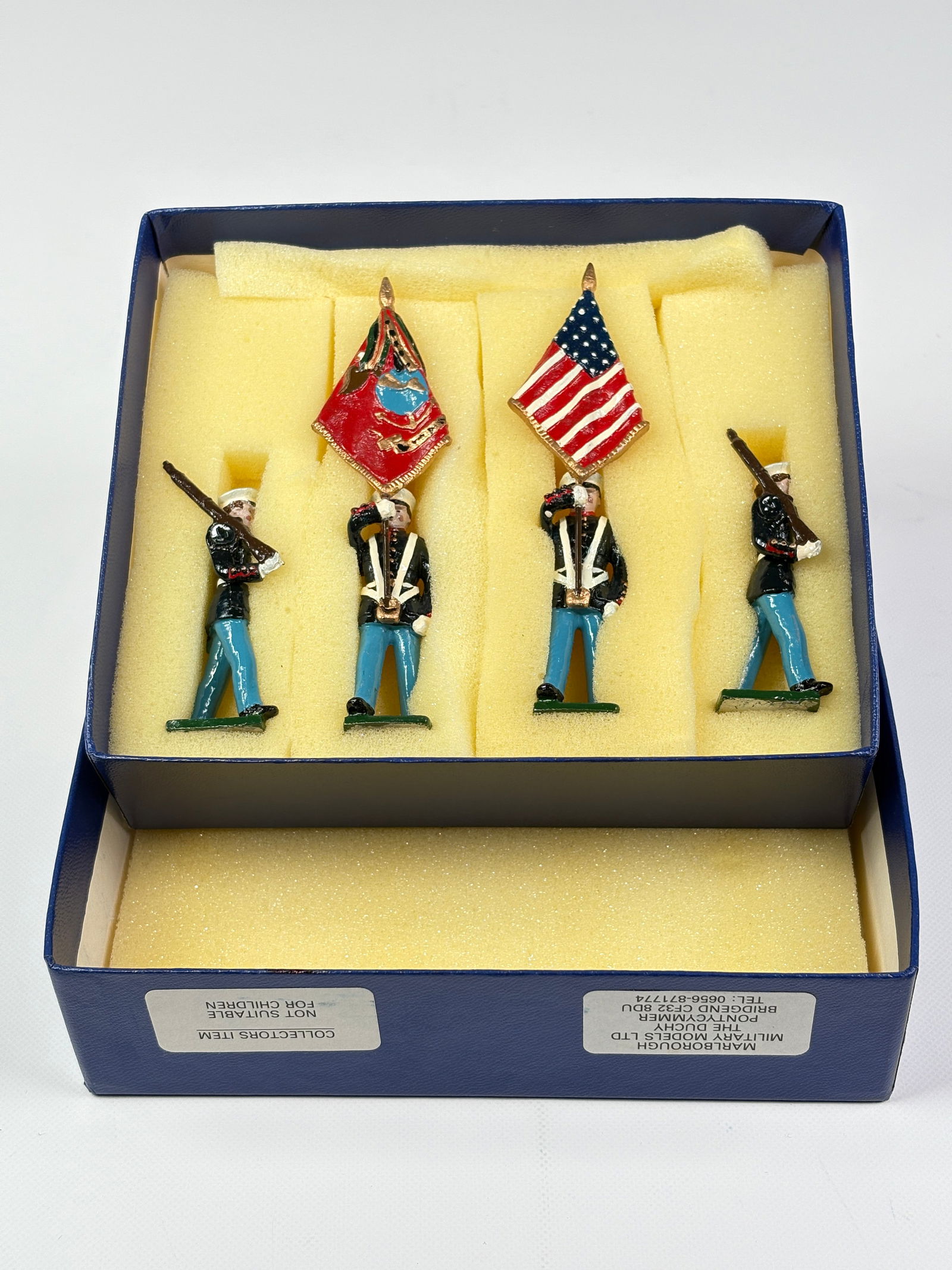 MARLBOROUGH A18 MARINE ACADEMY COLOUR PARTY: REMAINS IN VERY GOOD CONDITION WITH BOX.