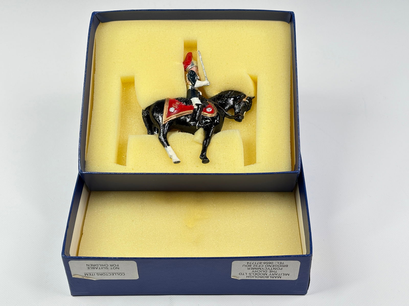 MARLBOROUGH J3D HOUSEHOLD CAVALRY RHG OFFICER: REMAINS IN VERY GOOD CONDITION WITH BOX.