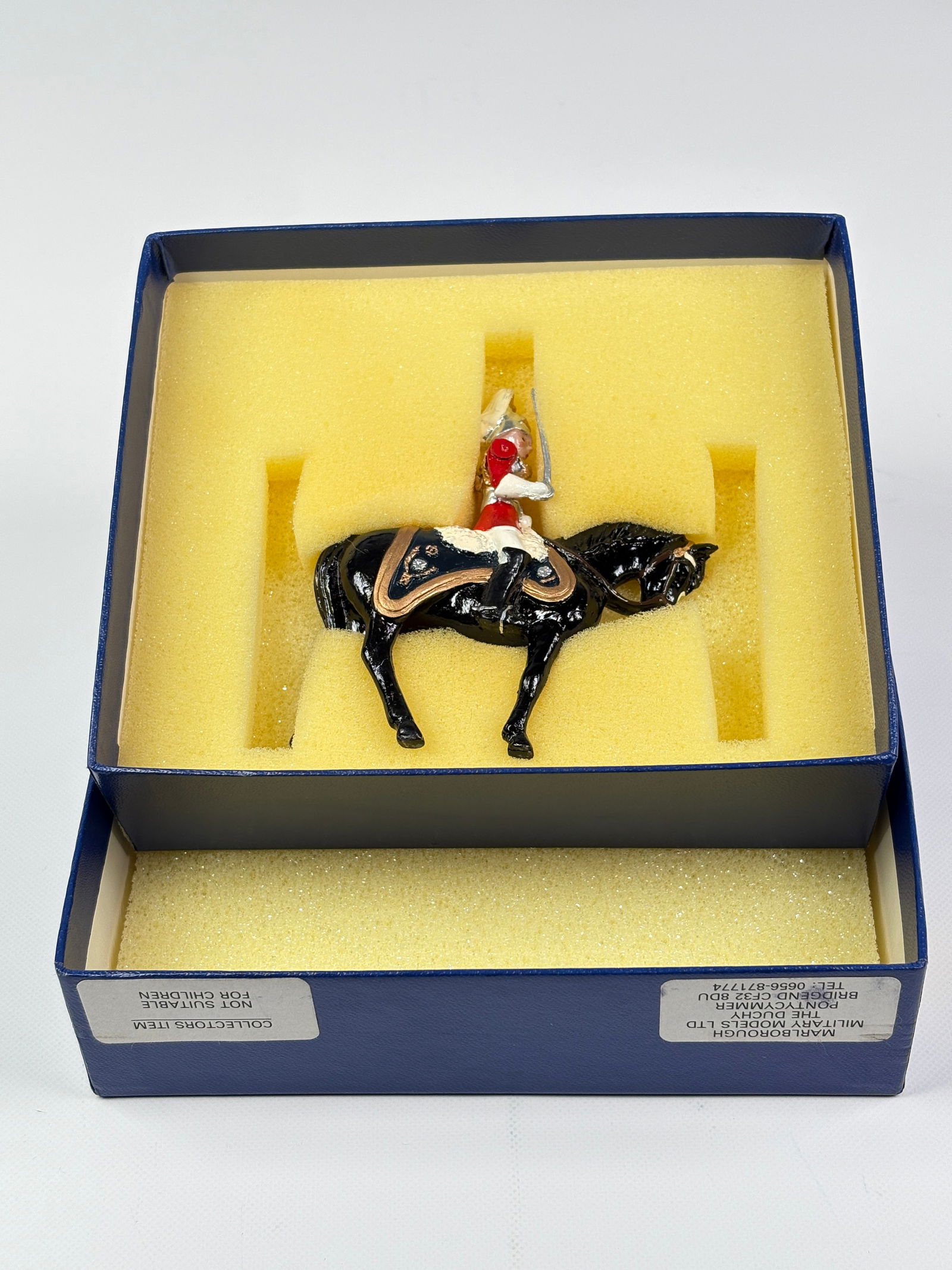 MARLBOROUGH J3B HOUSEHOLD CAVALRY LIFEGUARD OFFICER: REMAINS IN VERY GOOD CONDITION WITH BOX.