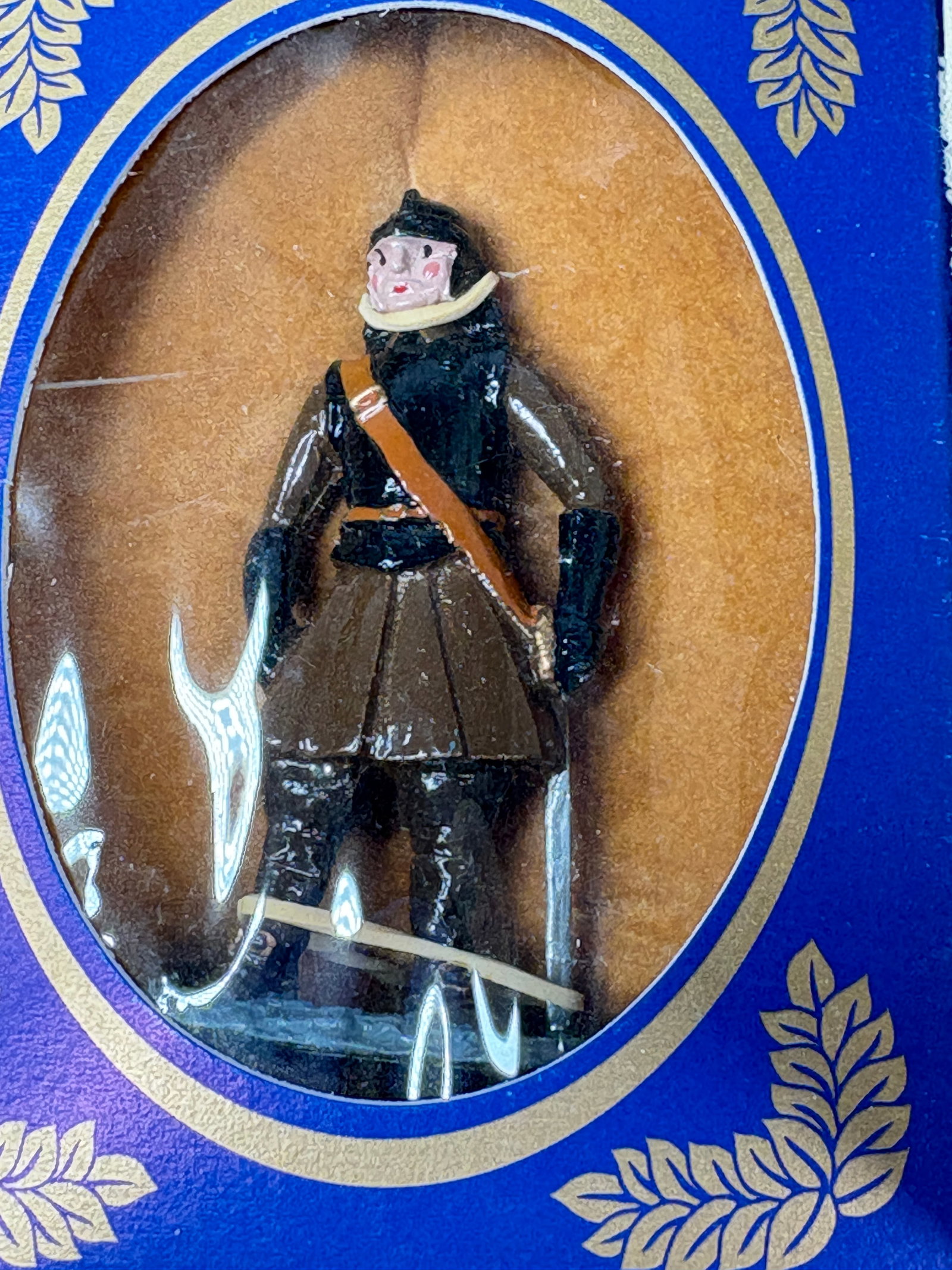 MARLBOROUGH KNIGHT W/ SWORD: REMAINS IN VERY GOOD CONDITION WITH BOX.