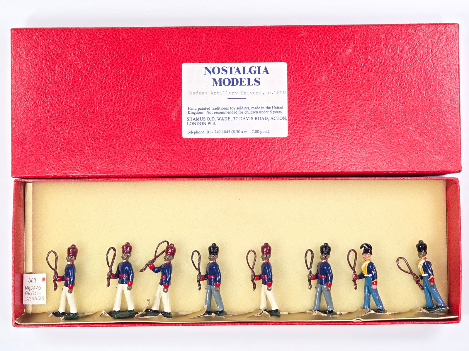 NOSTALGIA MODELS MADRAS ARTILLERY DRIVERS, 1850 (1 of 4)