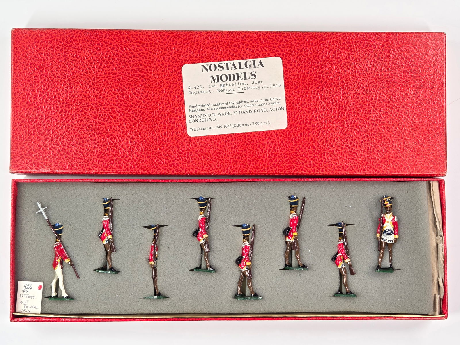 NOSTALGIA MODELS 1ST BATTALION, 21ST REGT. BENGAL INFANTRY, 1815 (1 of 4)
