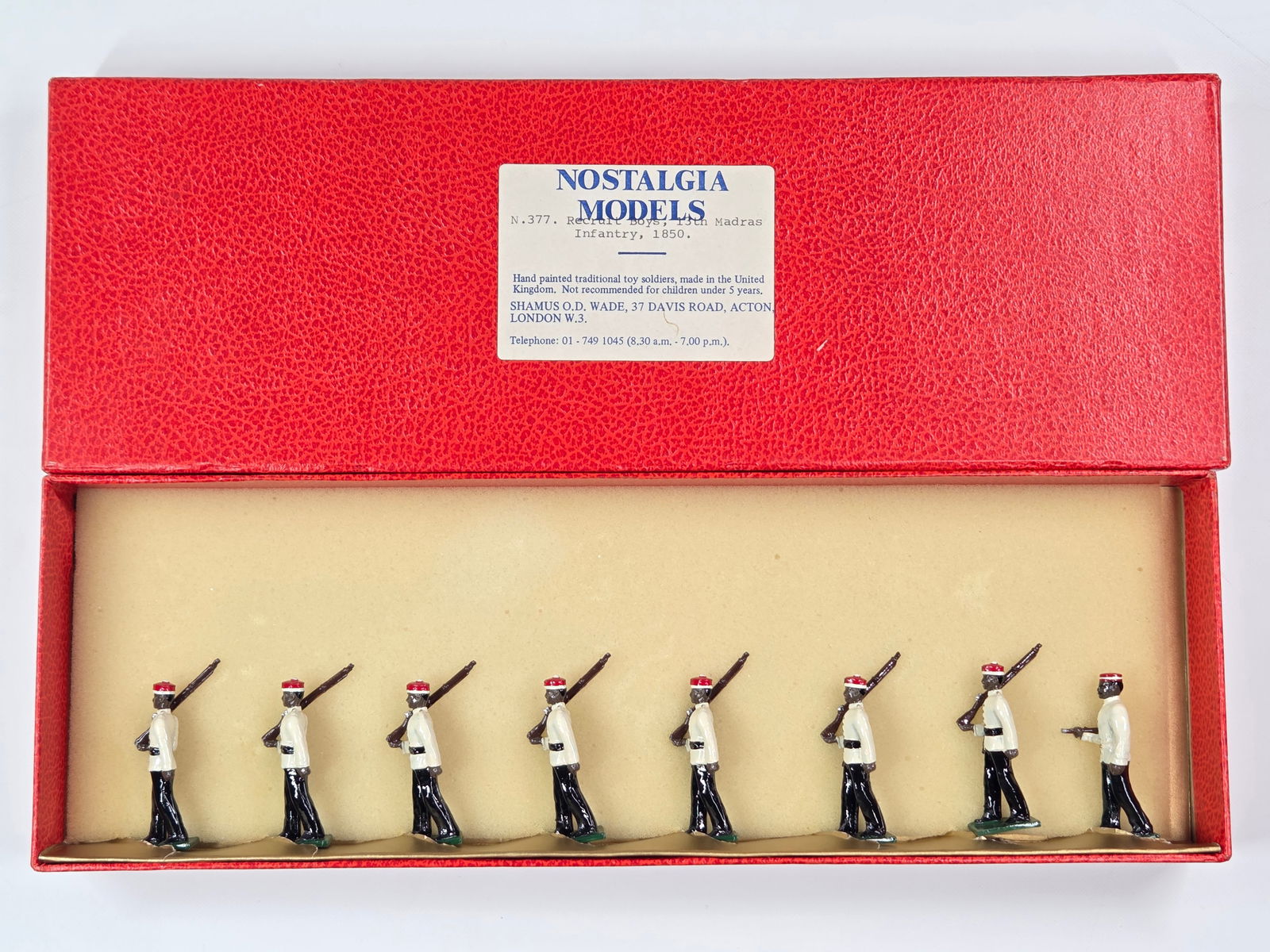 NOSTALGIA MODELS RECRUIT BOYS, 13TH MADRAS INFANTRY, 1850 (1 of 4)