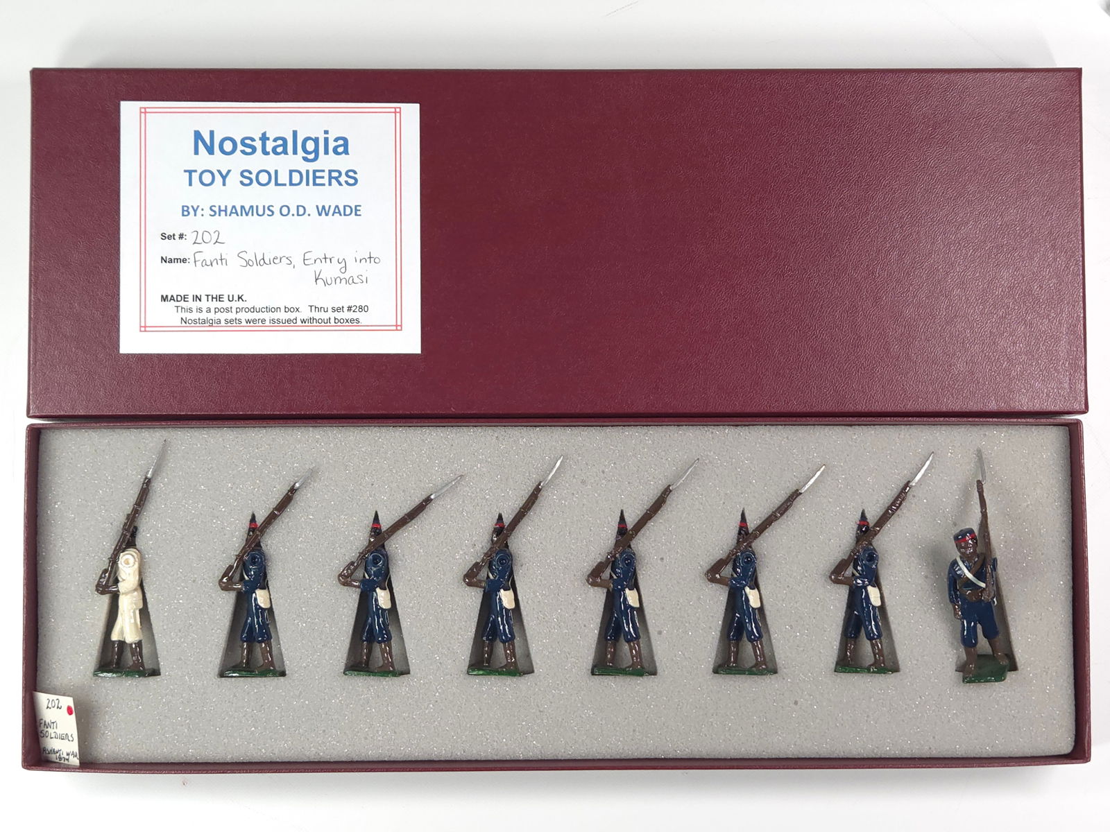 NOSTALGIA MODELS FANTI SOLDIERS ENTRY INTO KUMASI (1 of 4)