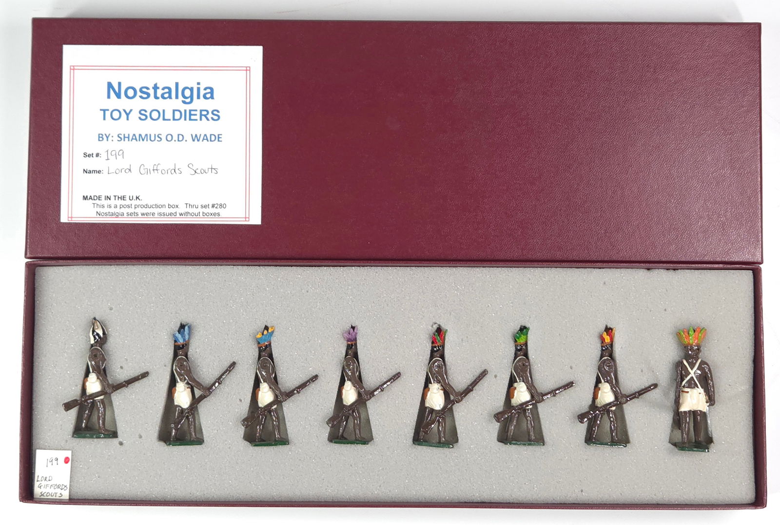 NOSTALGIA MODELS LORD GIFFORDS SCOUTS (1 of 4)