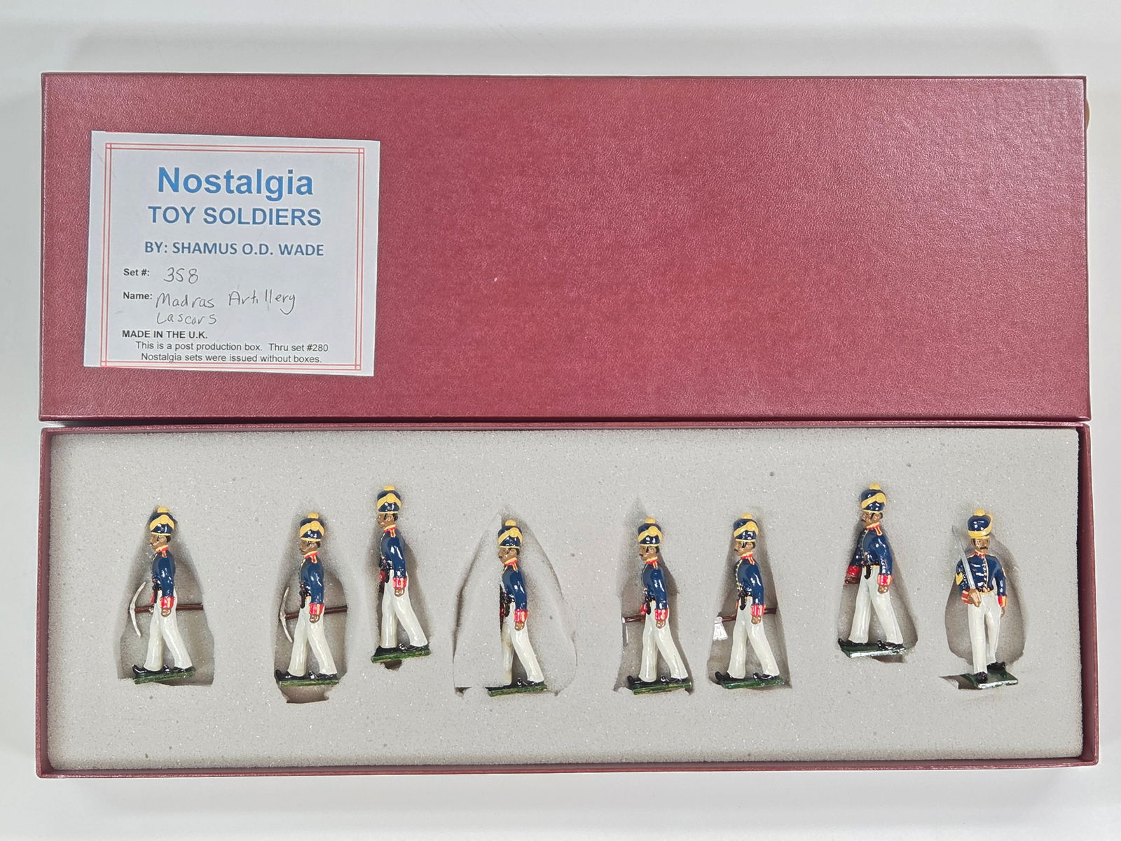 NOSTALGIA MODELS MADRAS ARTILLERY LASCARS (1 of 4)