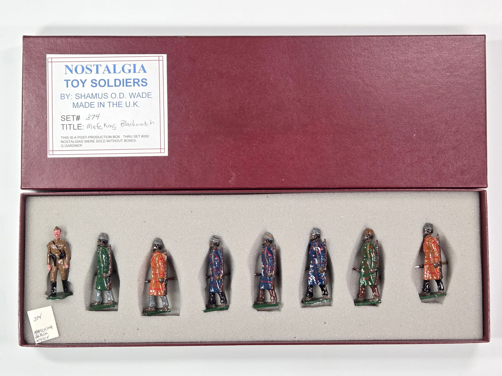 NOSTALGIA MODELS MAFEKING BLACK WATCH (1 of 4)