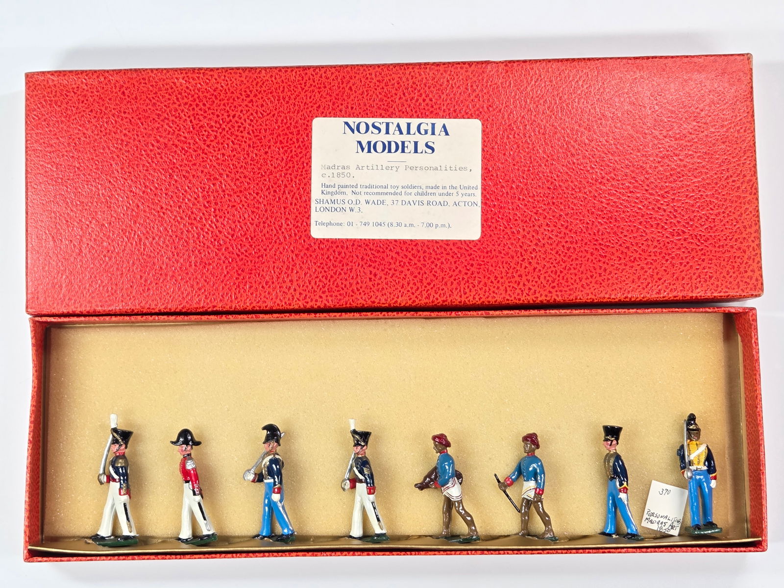 NOSTALGIA MODELS MADRAS ARTILLERY PERSONALITIES C. 1850 (1 of 4)