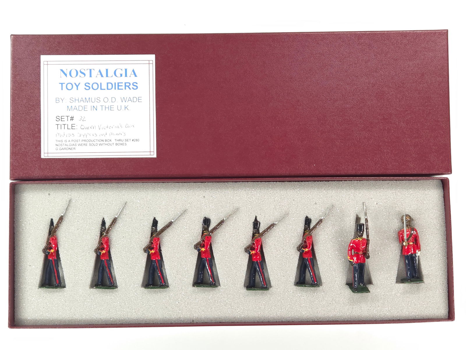 NOSTALGIA MODELS QUEEN VICTORIA'S OWN MADRAS SAPPERS & MINERS (1 of 4)